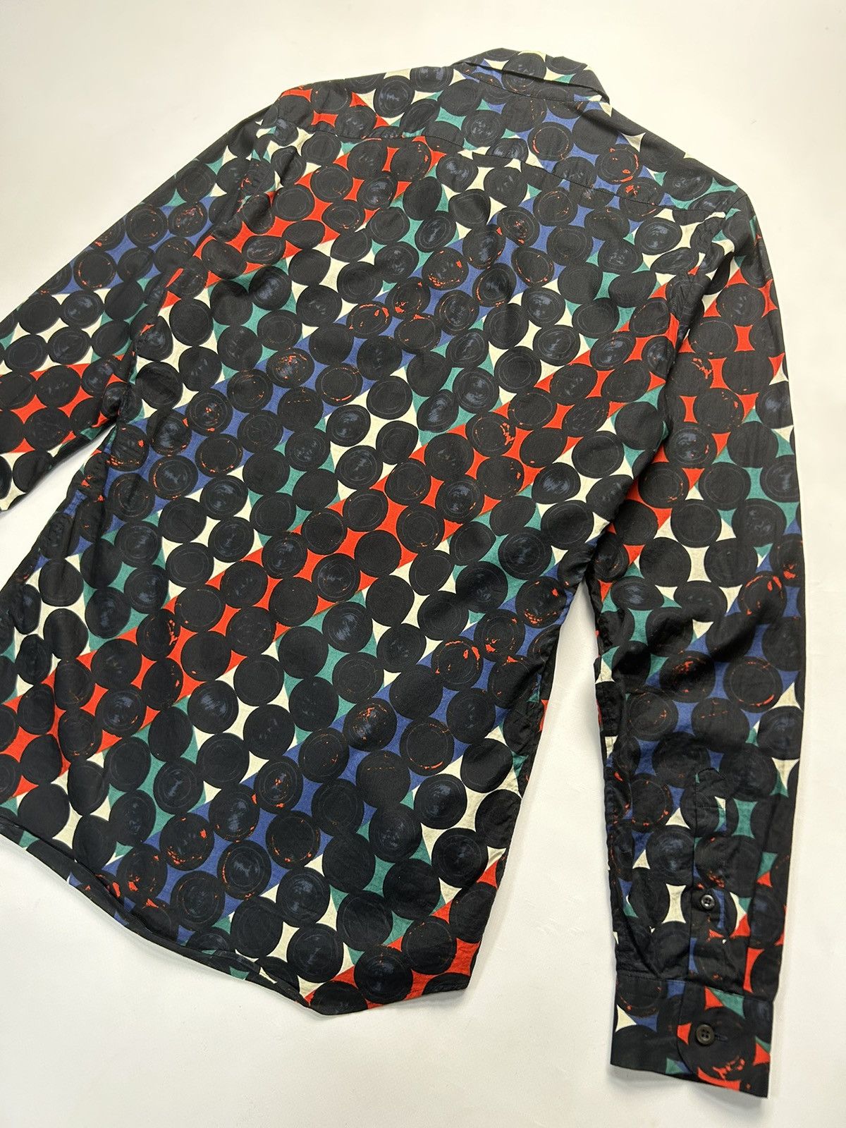 Prada Prada Geometric Print Shirt Button Up Size US M / EU 48-50 / 2 - 7 Thumbnail