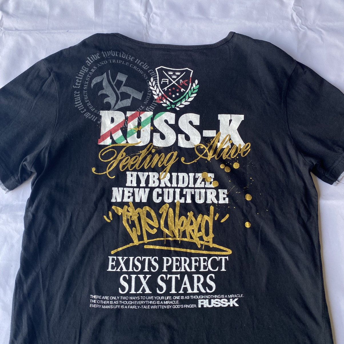 Beauty Beast × If Six Was Nine × Japanese Brand Japanese Russ-K Feeling Alive Double Layer Punk Style Size US XL / EU 56 / 4 - 10 Thumbnail