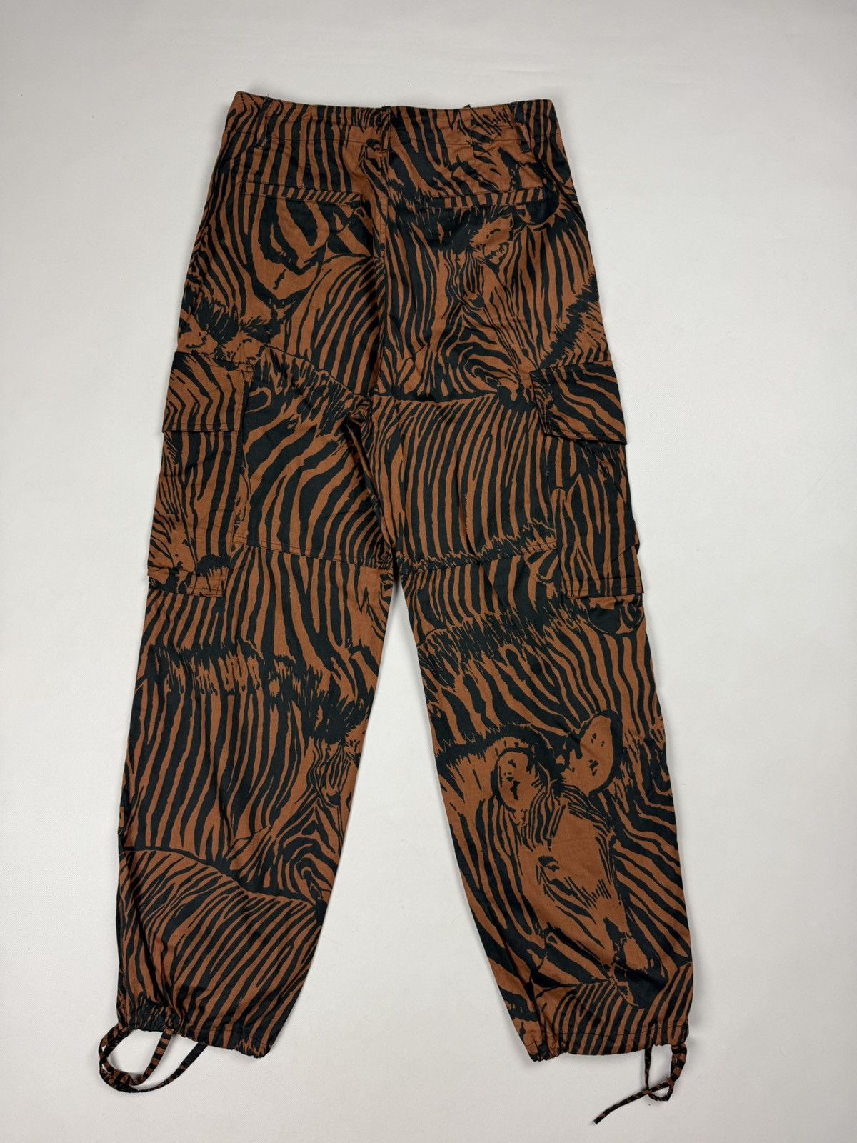 Weekend Max Mara Weekend Max Mara Ladies Zebra Pattern Cargo Pants Trousers Size 29" - 13 Thumbnail