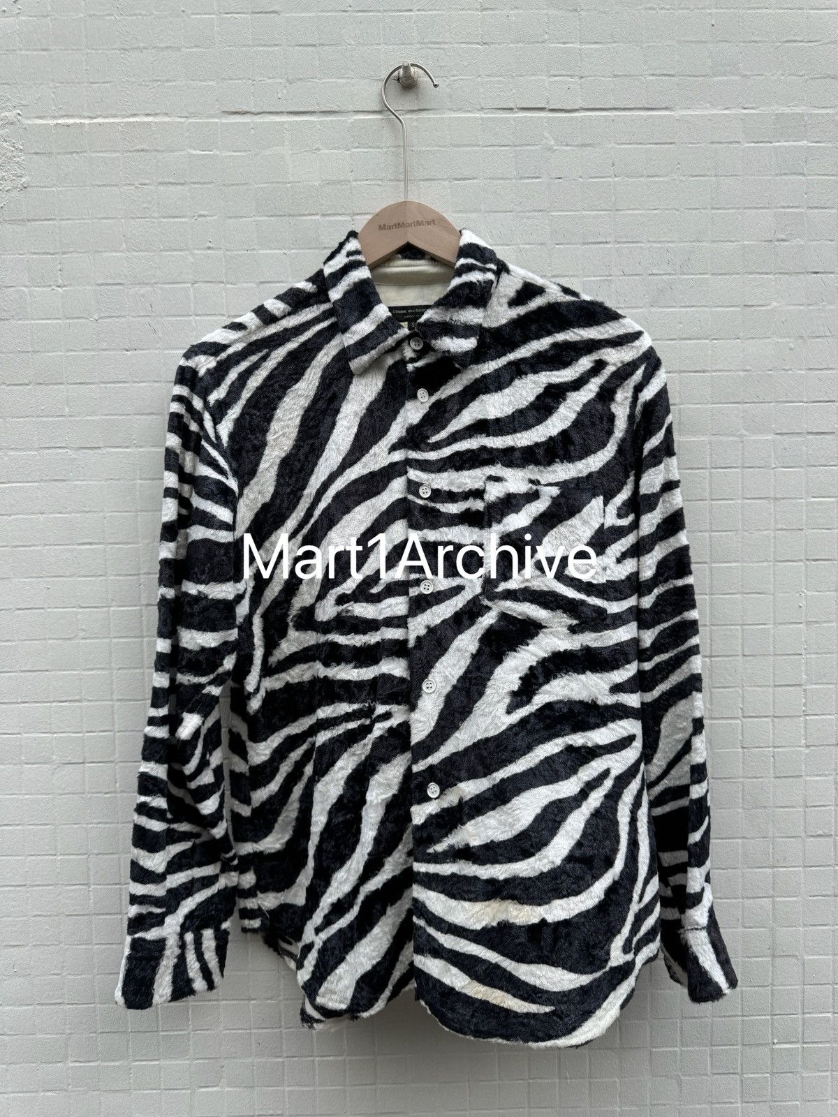 Comme des Garcons Comme des Garçons 15FW Homme Plus zebra shirt Size US S / EU 44-46 / 1 - 1 Thumbnail