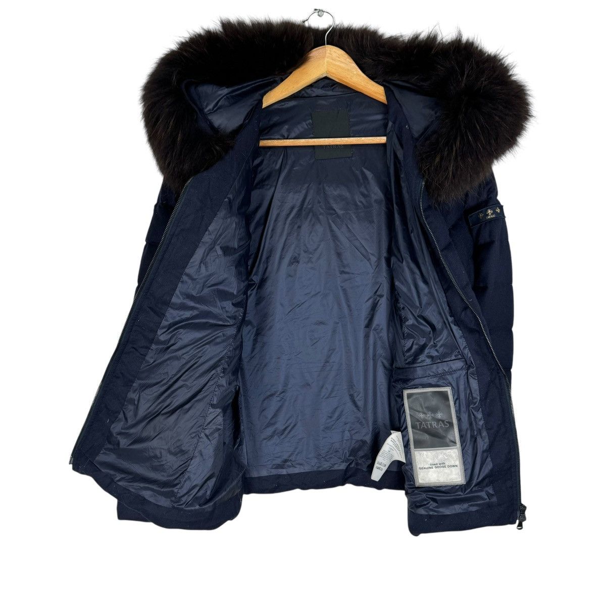 TATRAS 🌟TARTAS FUR HOODIE GOOSE DOWN JACKET Size M / US 6-8 / IT 42-44 - 8 Thumbnail