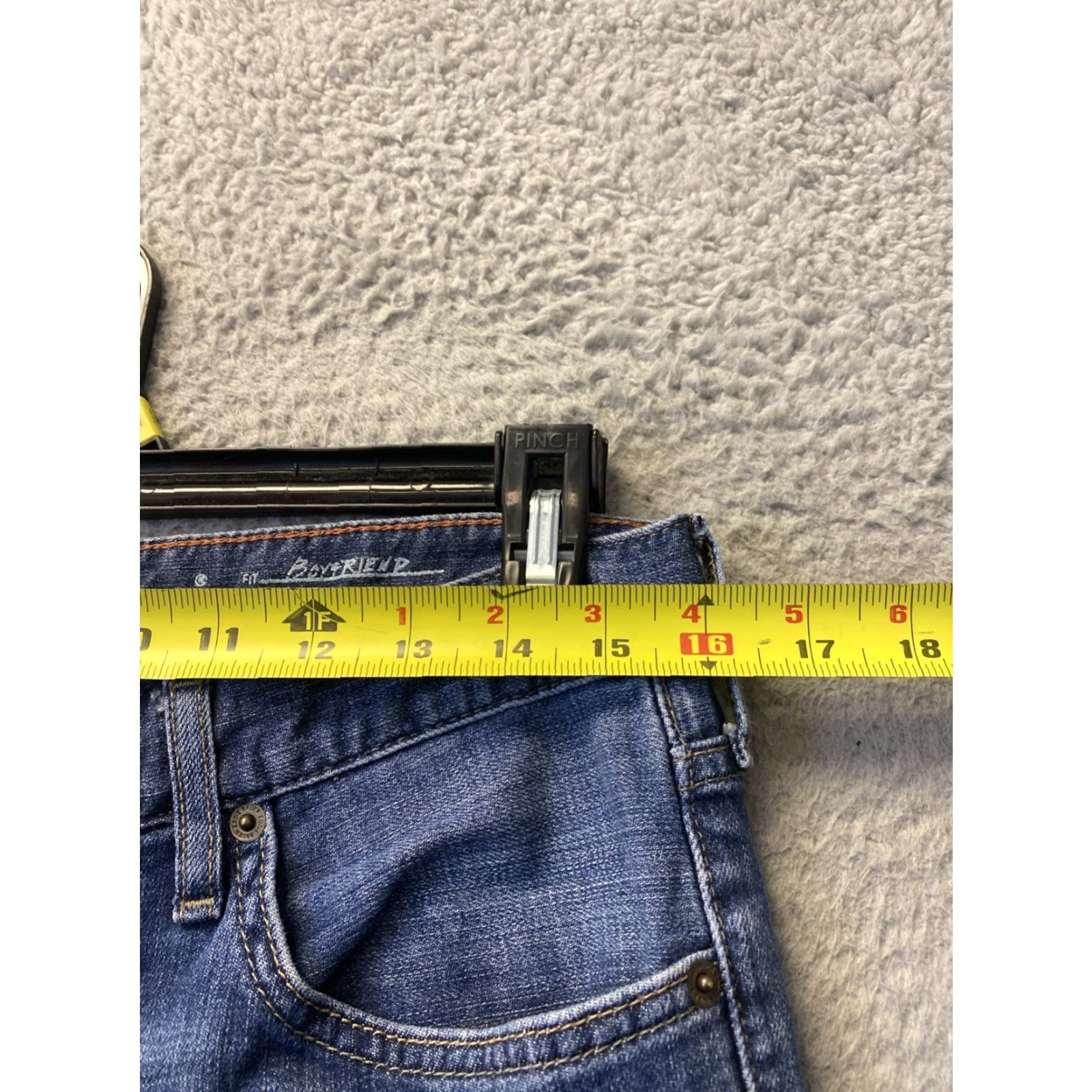 Eddie Bauer Eddie Bauer Boyfriend Jeans Womens 6 Mid Rise Stretch 163-26 Size 28" / US 6 / IT 42 - 7 Thumbnail