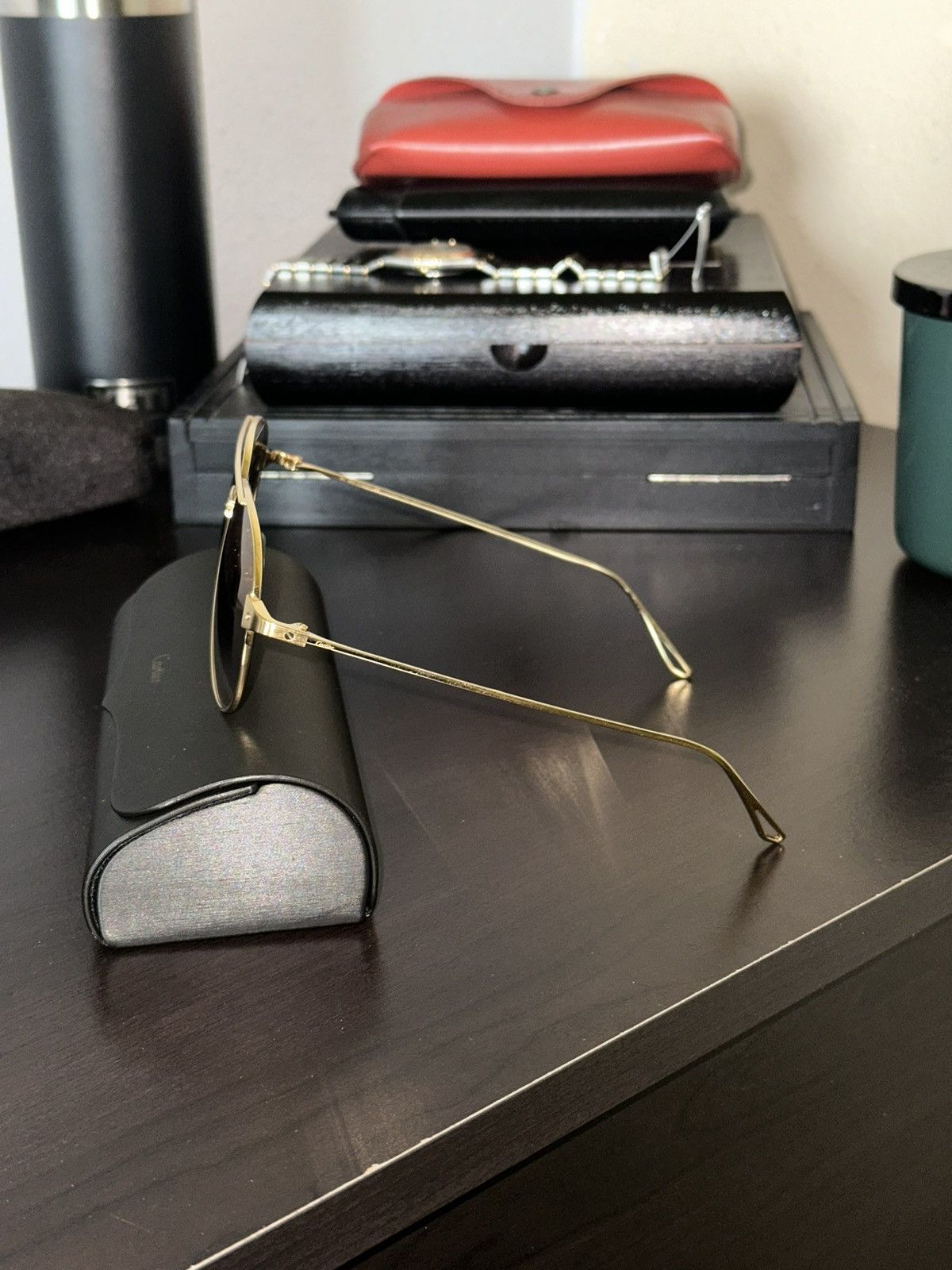 Cartier Cartier Brown Pilot Unisex Sunglasses Size ONE SIZE - 4 Thumbnail