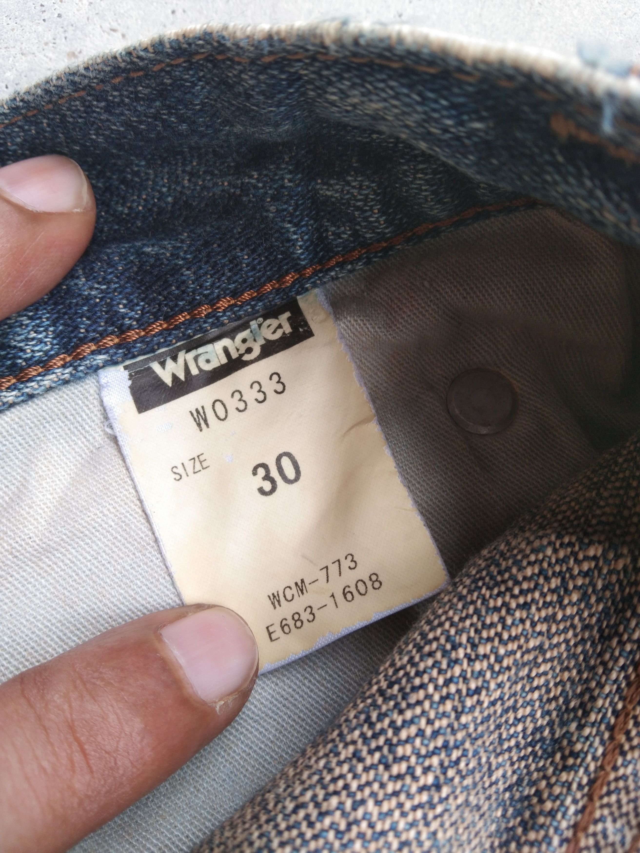 Wrangler Vintage Rusty Wash Wrangler Distressed Jeans 30x32 Size US 30 / EU 46 - 8 Thumbnail