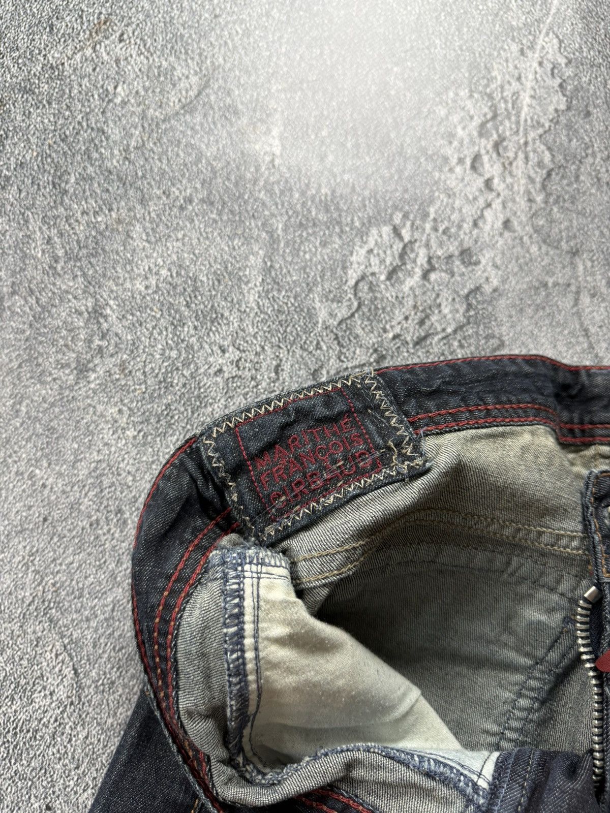 Marithe + Francois Girbaud M+Fg Avant Gard Button Hem Biker Jeans Style Balmain Slimane Size 30" / US 8 / IT 44 - 11 Thumbnail