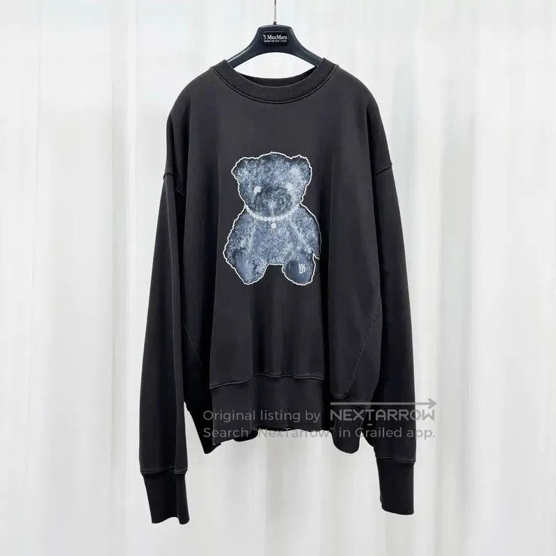 Moschino Moschino Black Bear Graphic Long Sleeve Sweatshirt . Size US M / EU 48-50 / 2 - 1 Thumbnail