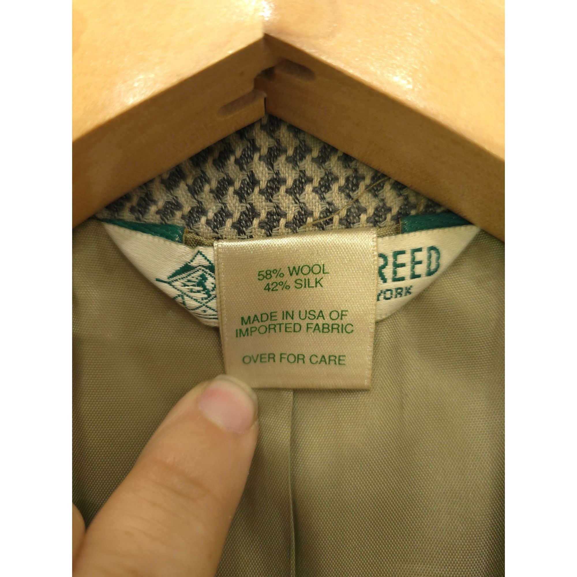 Austin Reed Vintage Austin Reed Double-Breasted Wool & Silk Blazer - Mad Size 40R - 3 Thumbnail