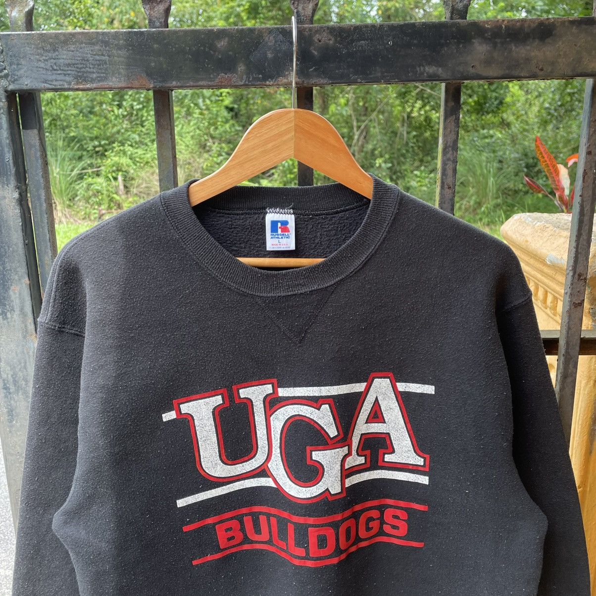 Russell Athletic × Vintage 🔥Vintage 90s UGA Bulldogs Big Logo Sweatshirts Size US M / EU 48-50 / 2 - 4 Thumbnail