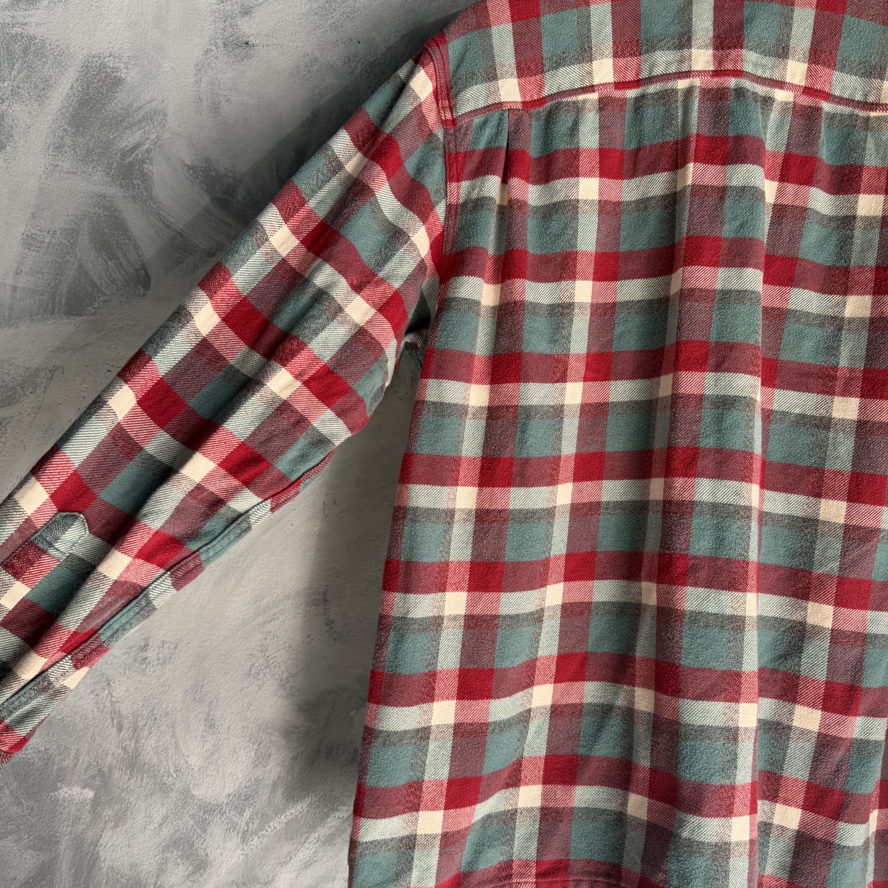 Patagonia PATAGONIA Fjord Organic Cotton Flannel Plaid Shirt Mens Sz L Size US L / EU 52-54 / 3 - 7 Thumbnail