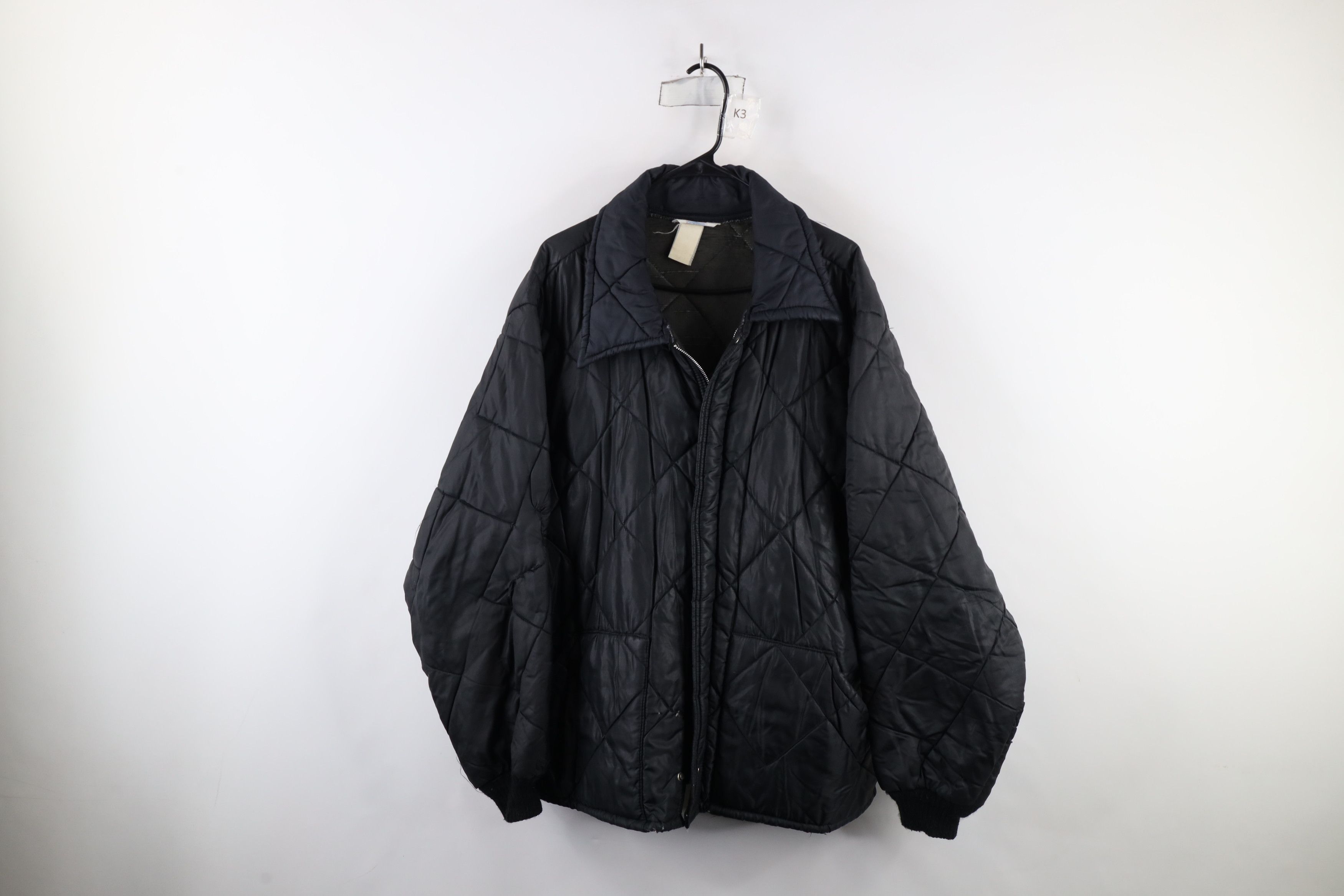 Vintage Vintage 70s Streetwear Mechanic Workwear Puffer Jacket Size US XXL / EU 58 / 5 - 1 Thumbnail