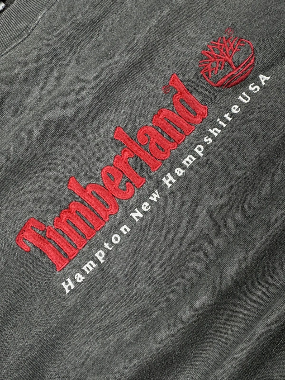 Timberland × Vintage Vintage 90s Timberland USA embroidered logo sweatshirt baggy Size US XL / EU 56 / 4 - 5 Thumbnail