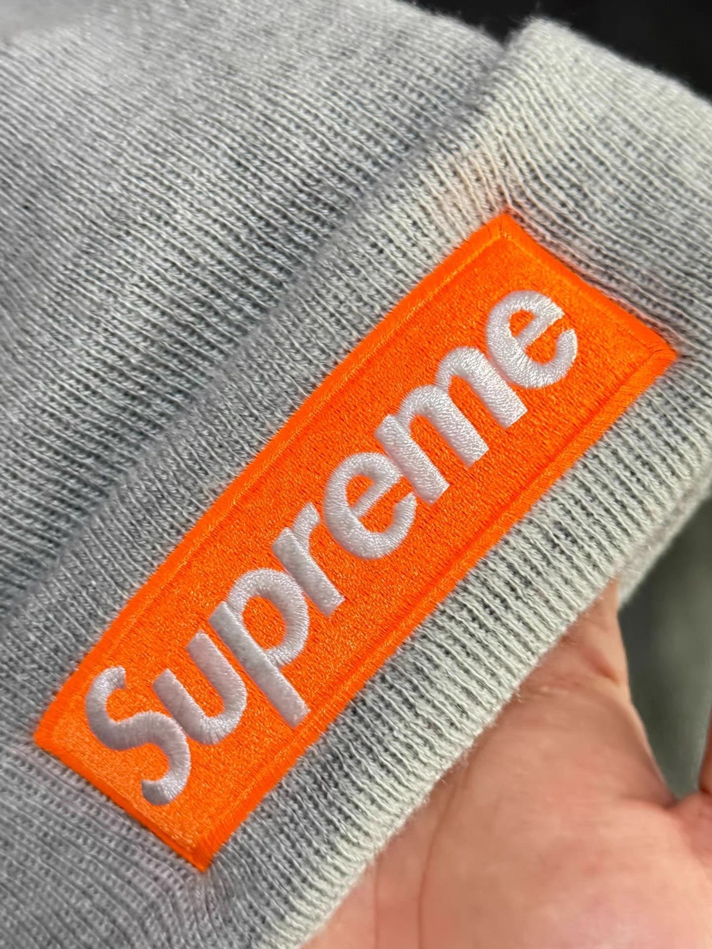 Supreme Supreme x New Era FW18 Week 12 Box Logo Beanie Ｑ20 Size ONE SIZE - 3 Thumbnail