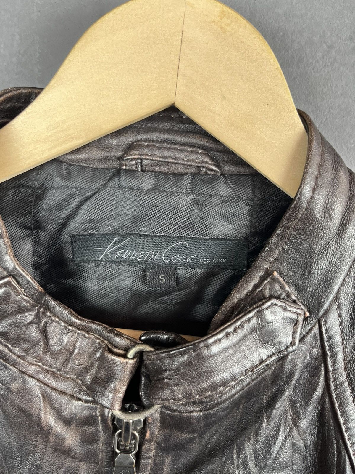 Other Kenneth Cole Avant Garde leather jacket Rick Owens style Y Size US S / EU 44-46 / 1 - 5 Thumbnail