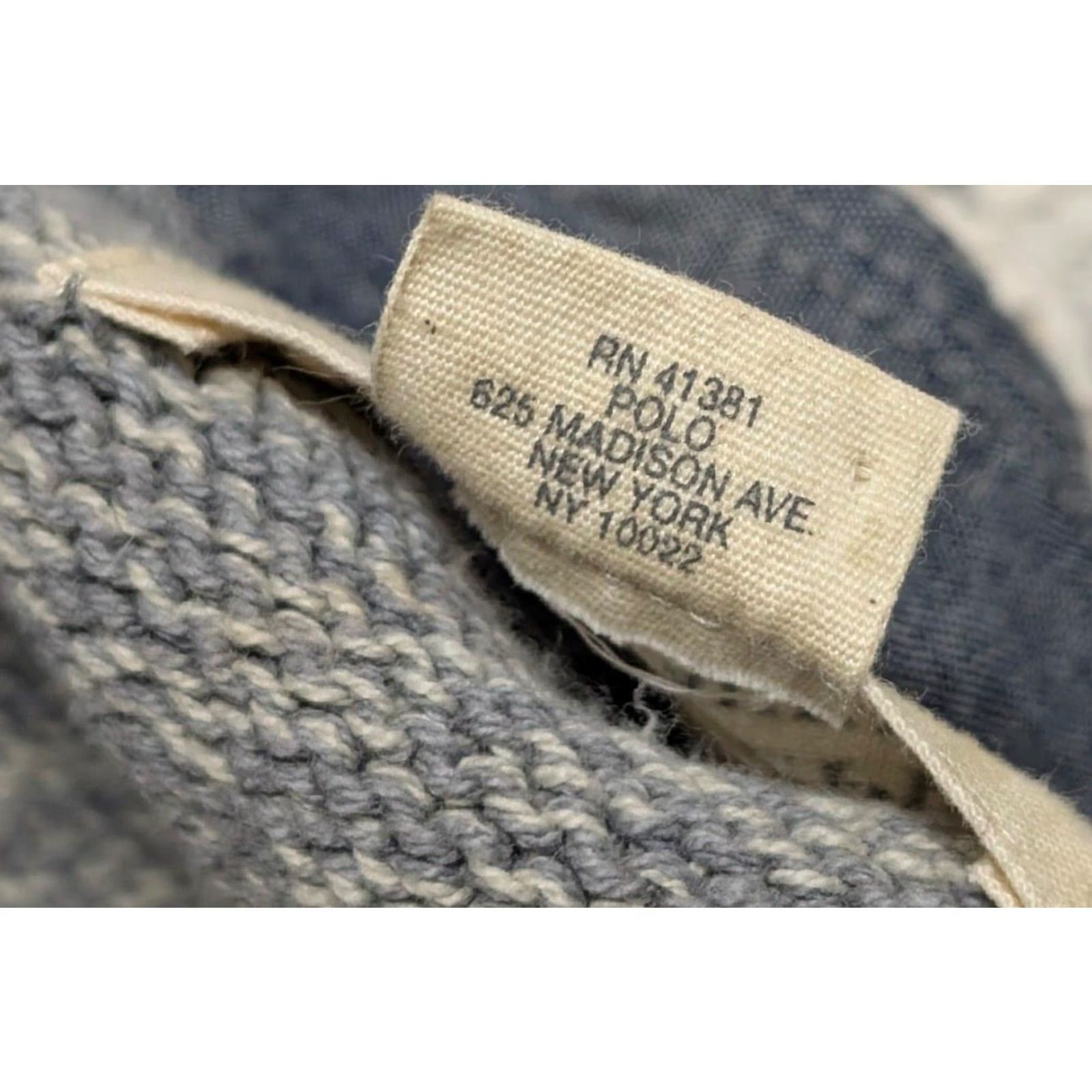 Ralph Lauren VINTAGE DENIM & SUPPLY Ralph Lauren Cardigan L Sweater Gray Cotton Knit Mens Size US L / EU 52-54 / 3 - 7 Thumbnail