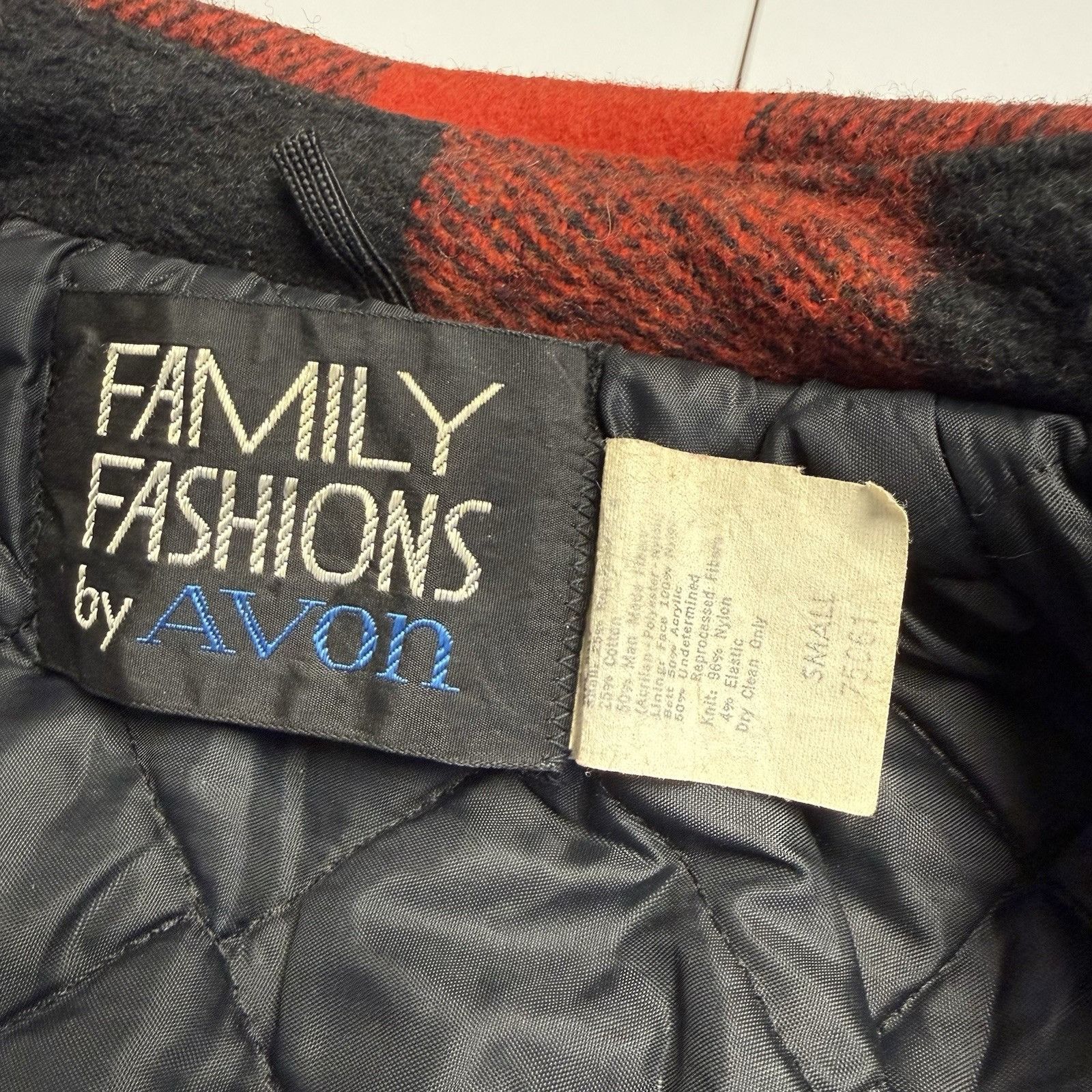Vintage Vintage Womens Buffalo Plaid Jacket Size Small Red USA Fami Size S / US 4 / IT 40 - 4 Thumbnail