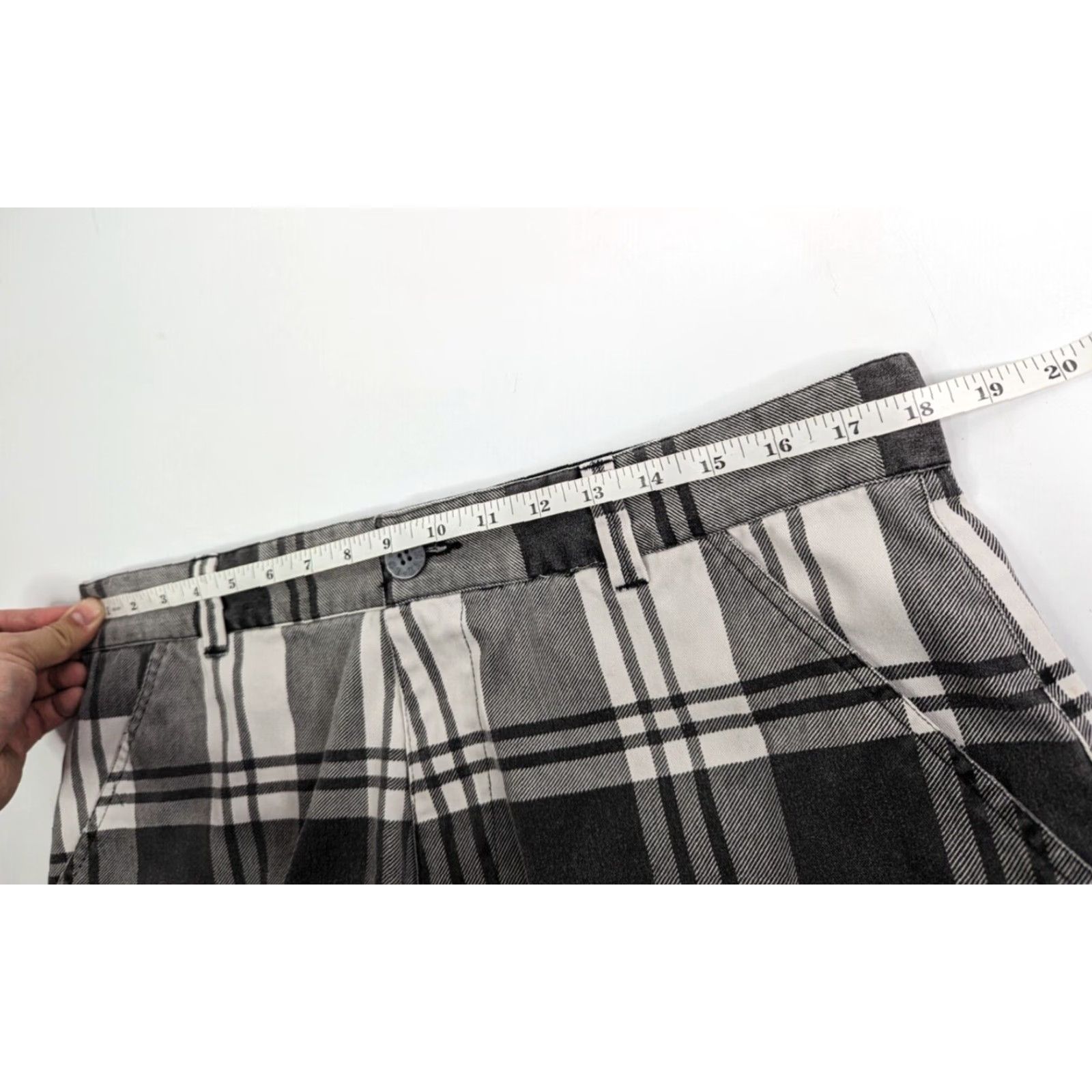 No Fear No Fear Mens No Fear SoCal Shorts Plaid Cotton Polyester Black 36 Knit, Regular, Flat Front | 90s 2000s Skater Grunge Y2K Casual Mens Size US 36 / EU 52 - 6 Thumbnail