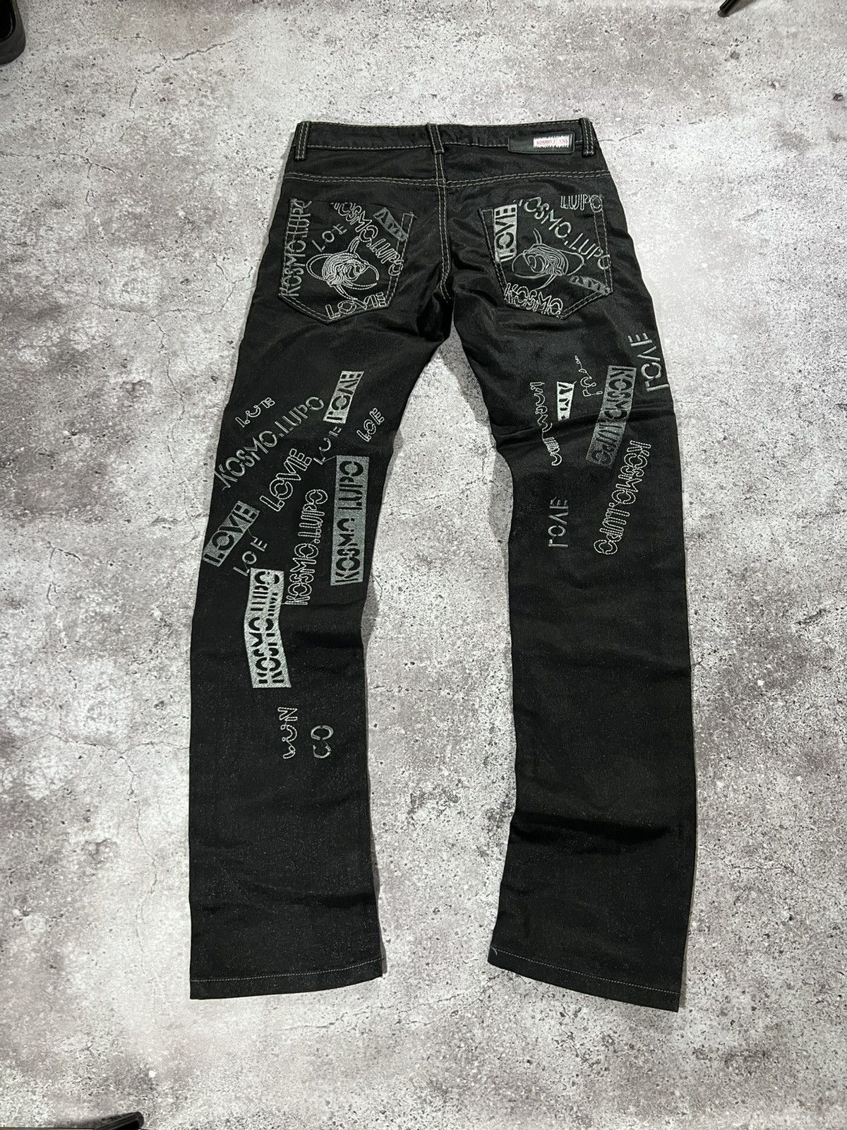 Japanese Brand Avant Garde Kosmo Lupo Jeans Japanese Style Size US 31 - 2 Thumbnail