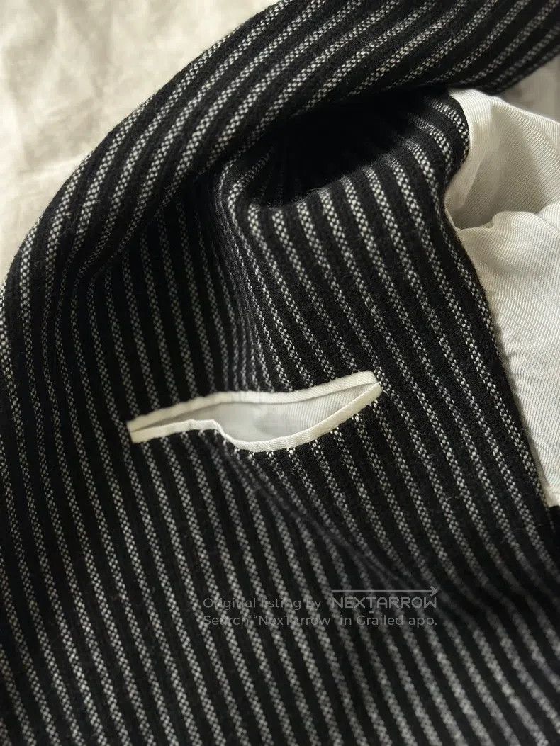 Haider Ackermann Haider Ackermann Striped Wool Coat Size XXS / US 00 / IT 34 - 6 Thumbnail