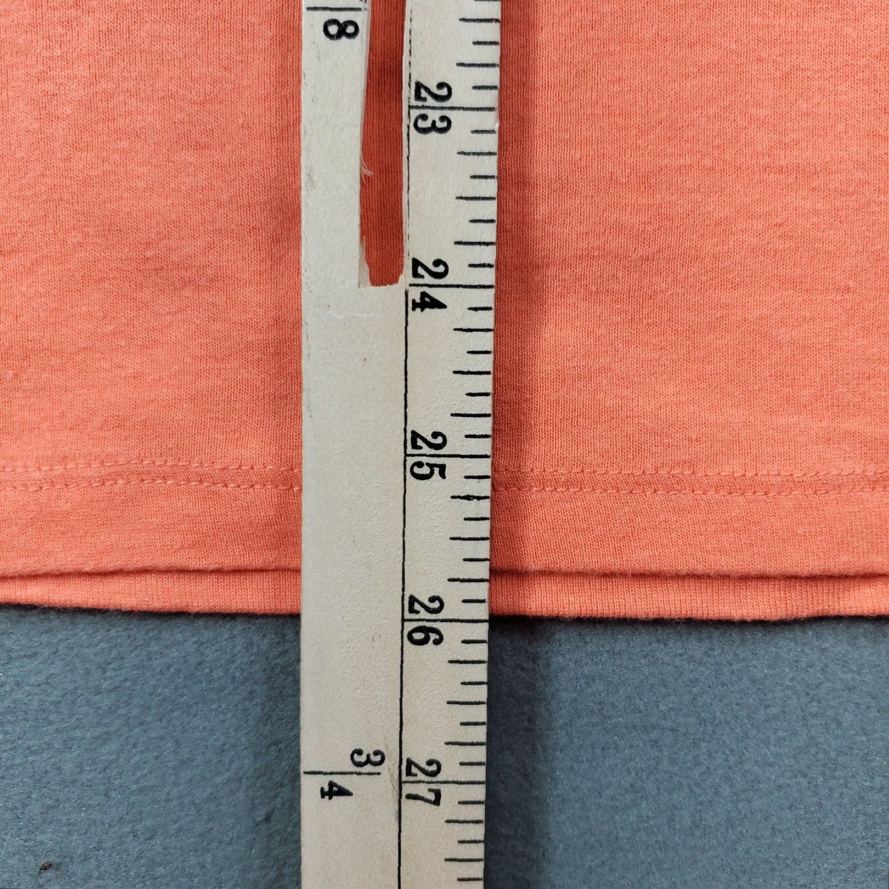 Nicole Miller Nicole Miller New York Woman Peach V-Neck T-Shirt Top Short Sleeve XL Orange Size XL / US 12-14 / IT 48-50 - 6 Thumbnail
