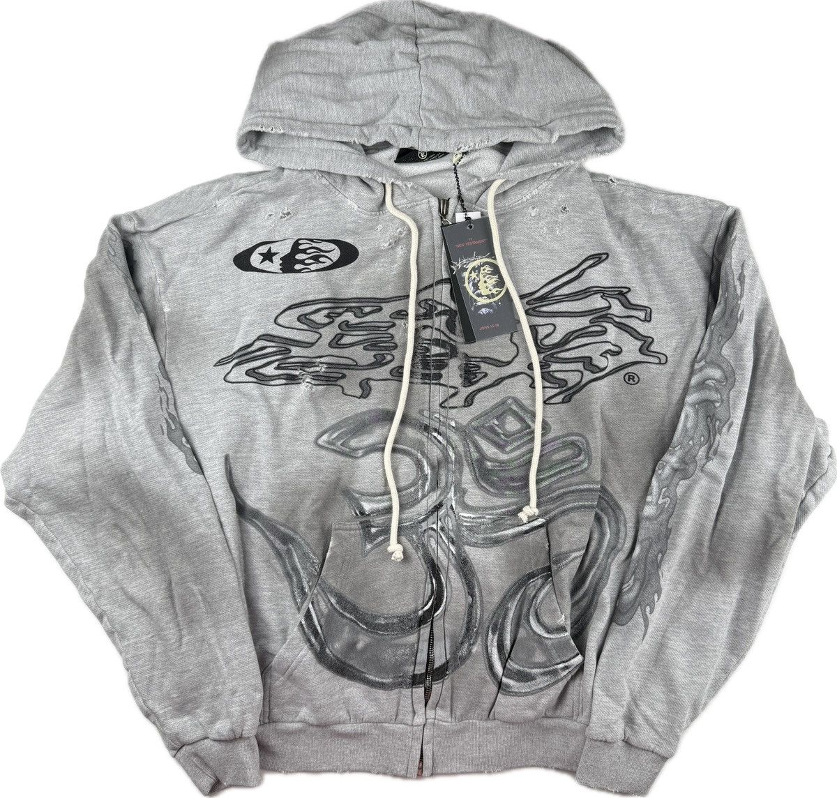 HELLSTAR Hellstar Yoga Zip Up Hoodie Size US L / EU 52-54 / 3 - 1 Thumbnail