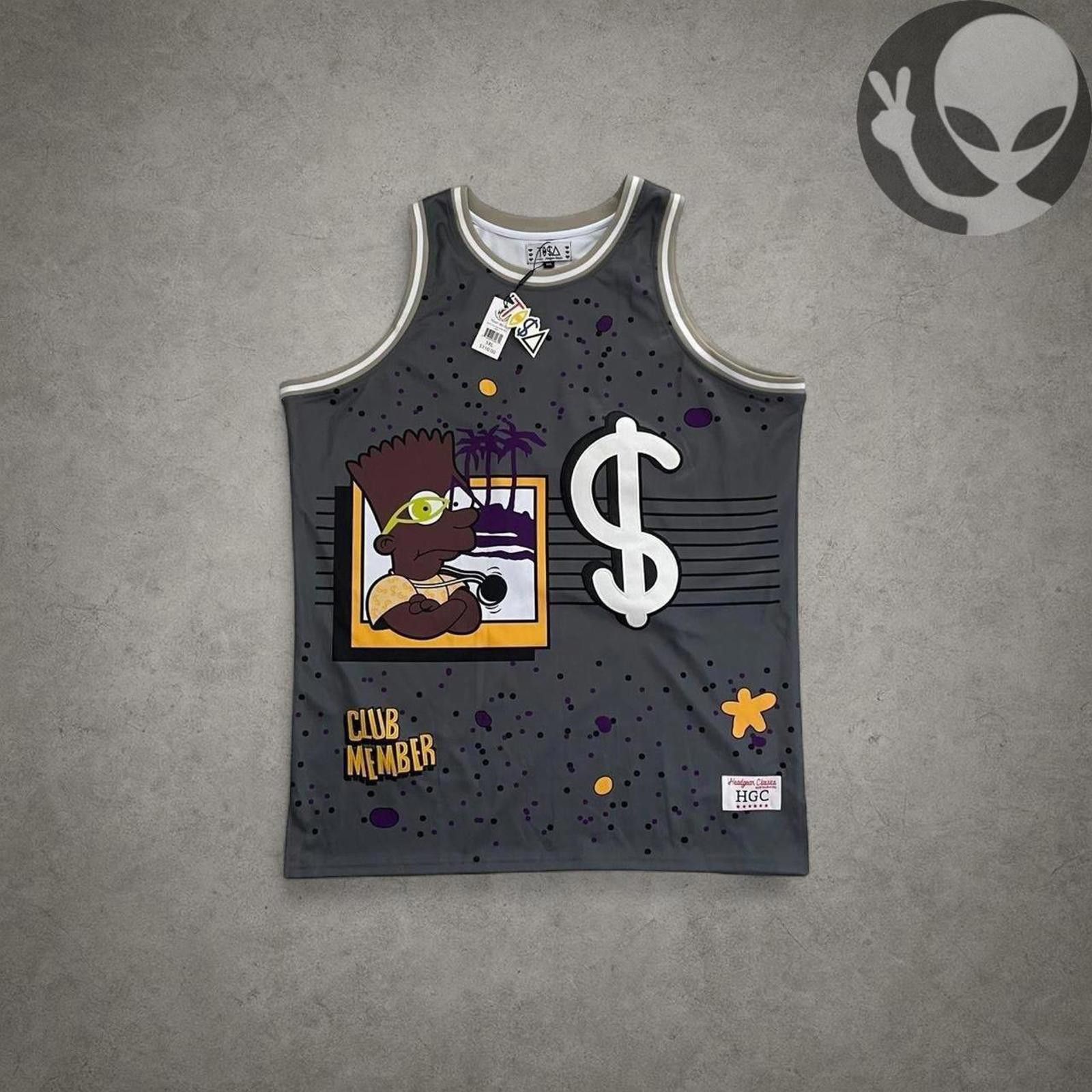 Other Headgear Classics Basketball Jersey 5XL Black Streetwear Size US XXL / EU 58 / 5 - 2 Thumbnail