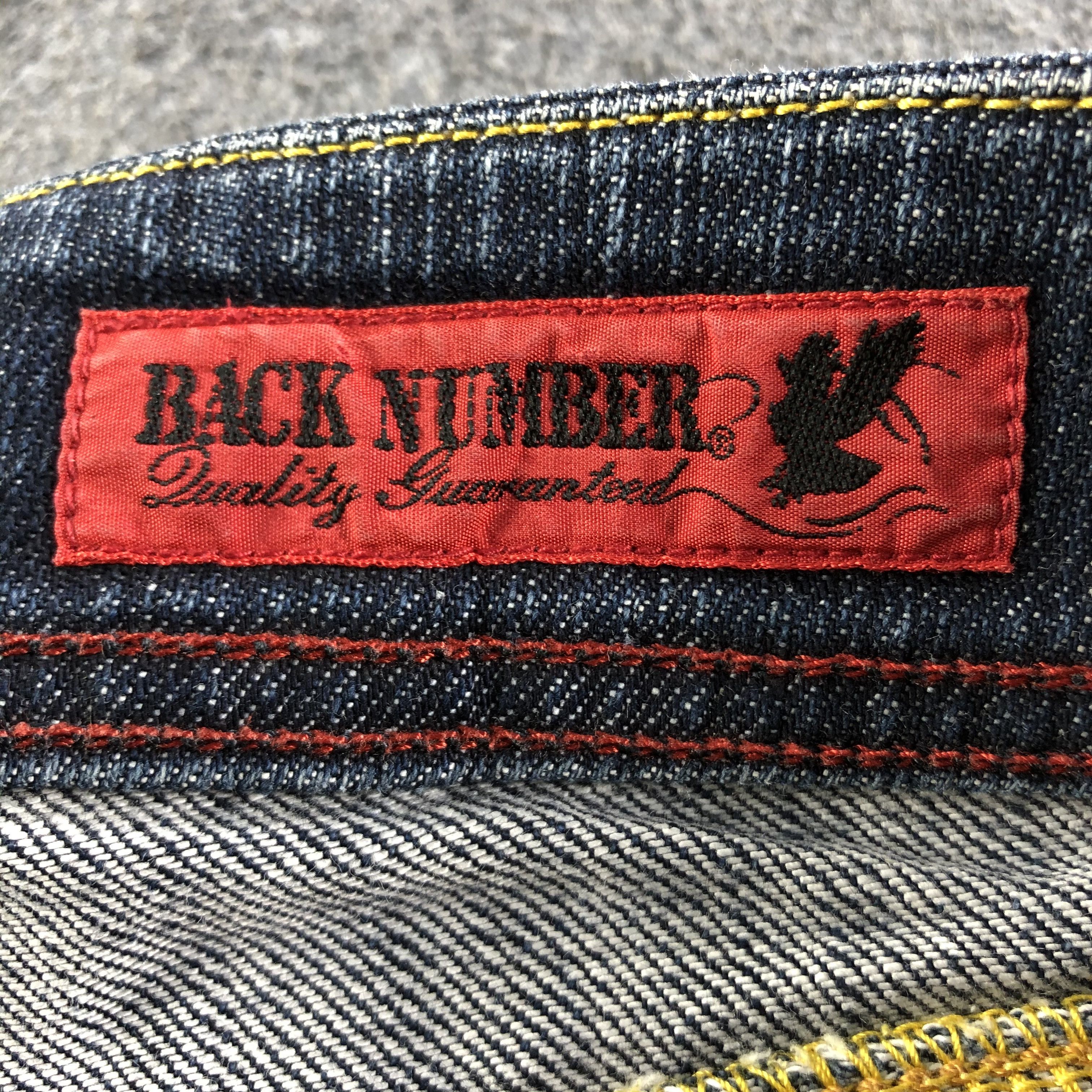 Vintage Vintage Blue Wash Back Number Selvedge Jeans-J2980 Size US 32 / EU 48 - 8 Thumbnail