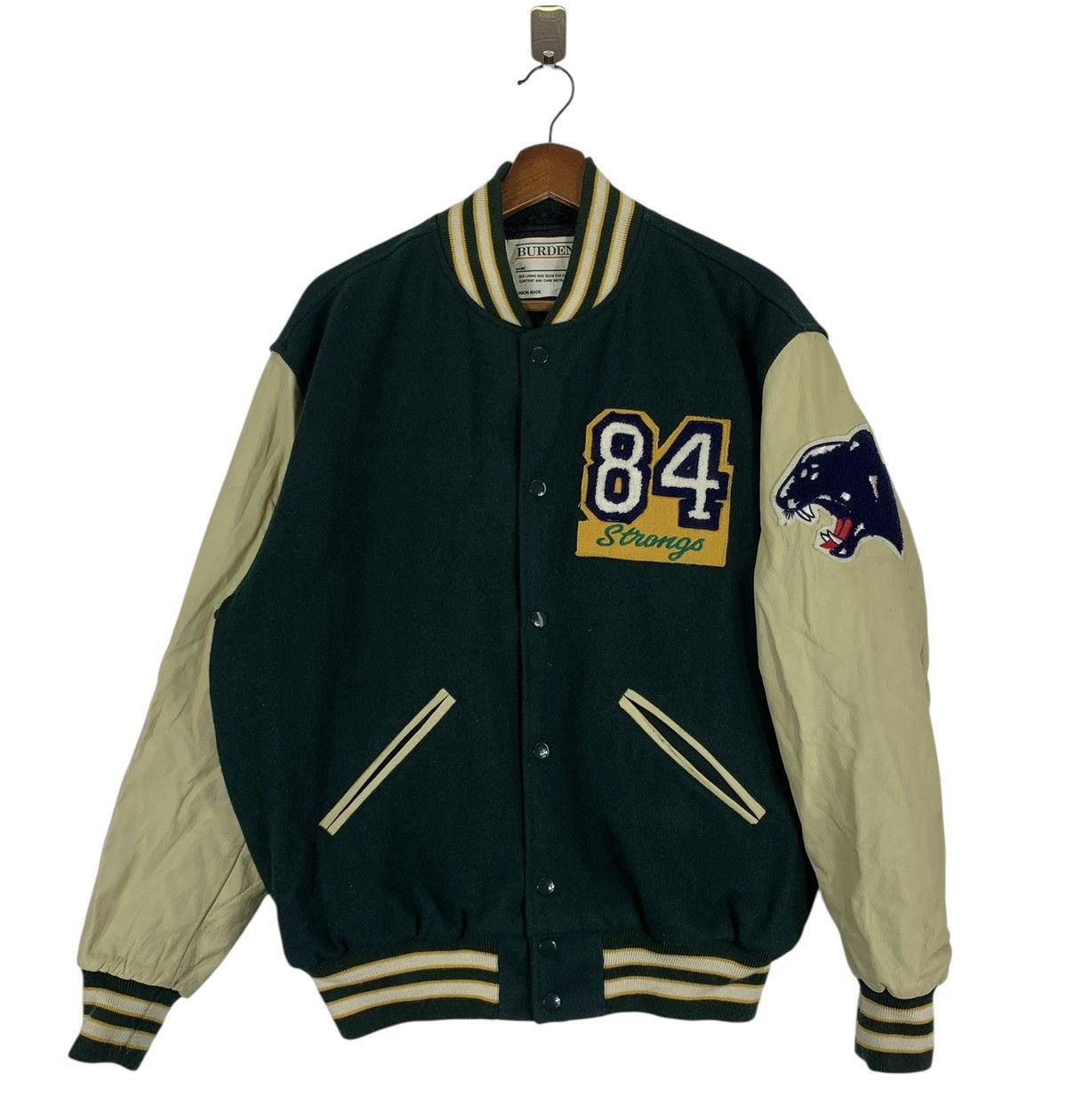 Vintage VINTAGE BURDEN UNION MADE VARSITY JACKET Size US M / EU 48-50 / 2 - 1 Thumbnail