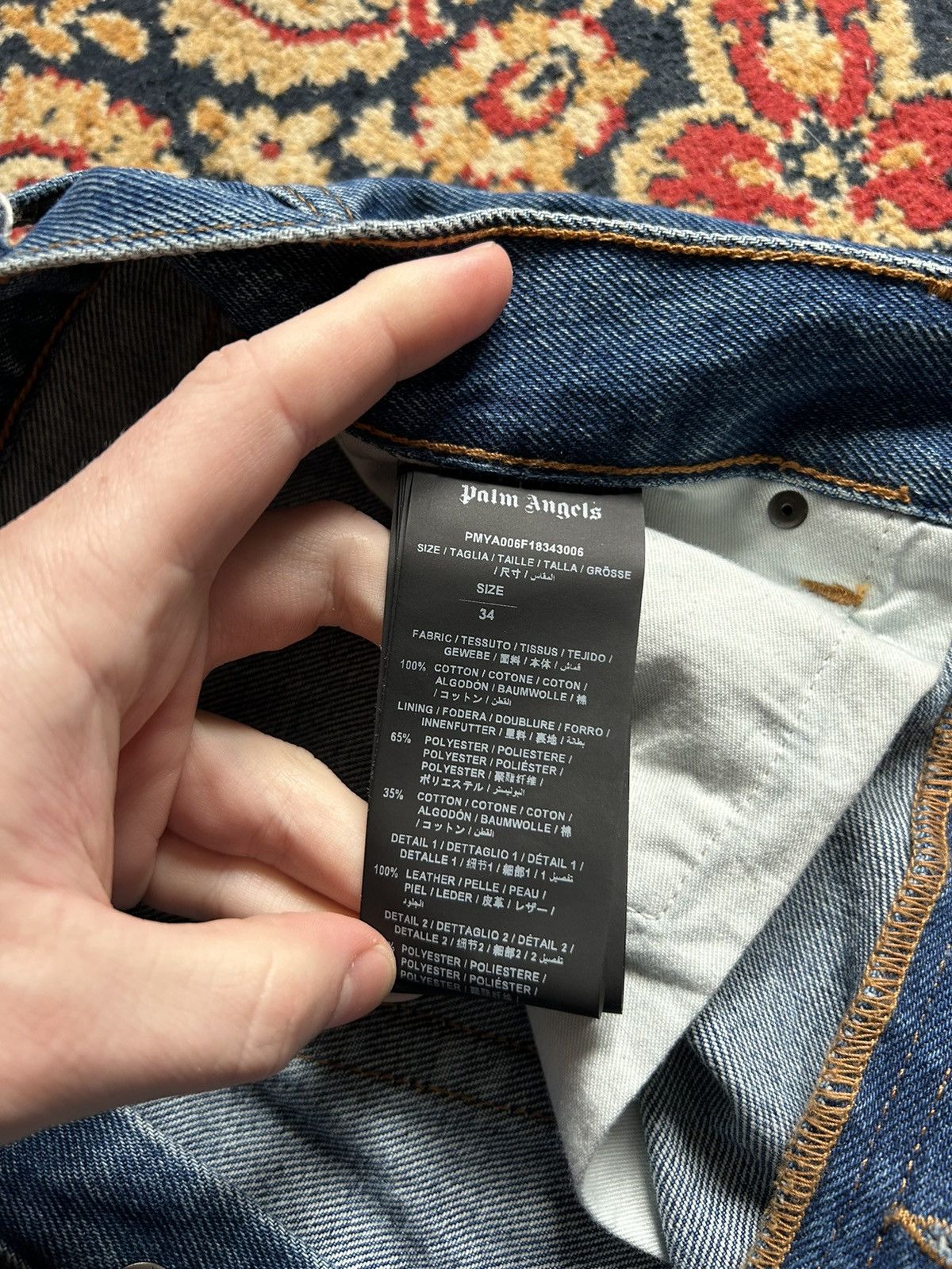Palm Angels Palm Angels American Gothic denim pants Size US 34 / EU 50 - 14 Thumbnail