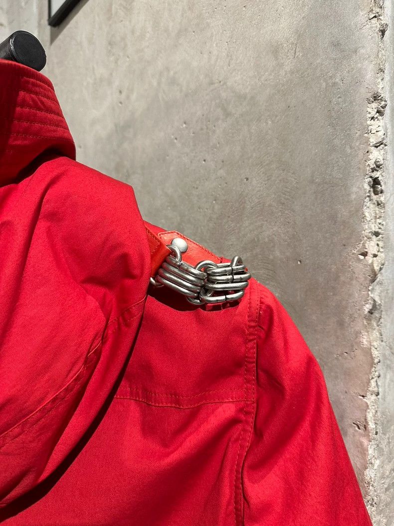 Rick Owens Rick Owens Cardinal Red Larry F/W19 Chain Detailed Cotton D Size US S / EU 44-46 / 1 - 4 Thumbnail
