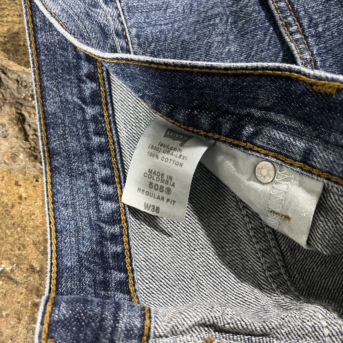 Levi's × Vintage Crazy Vintage Y2K Levi's 505 Jorts Baggy Skater Denim Shorts Size US 36 / EU 52 - 6 Thumbnail