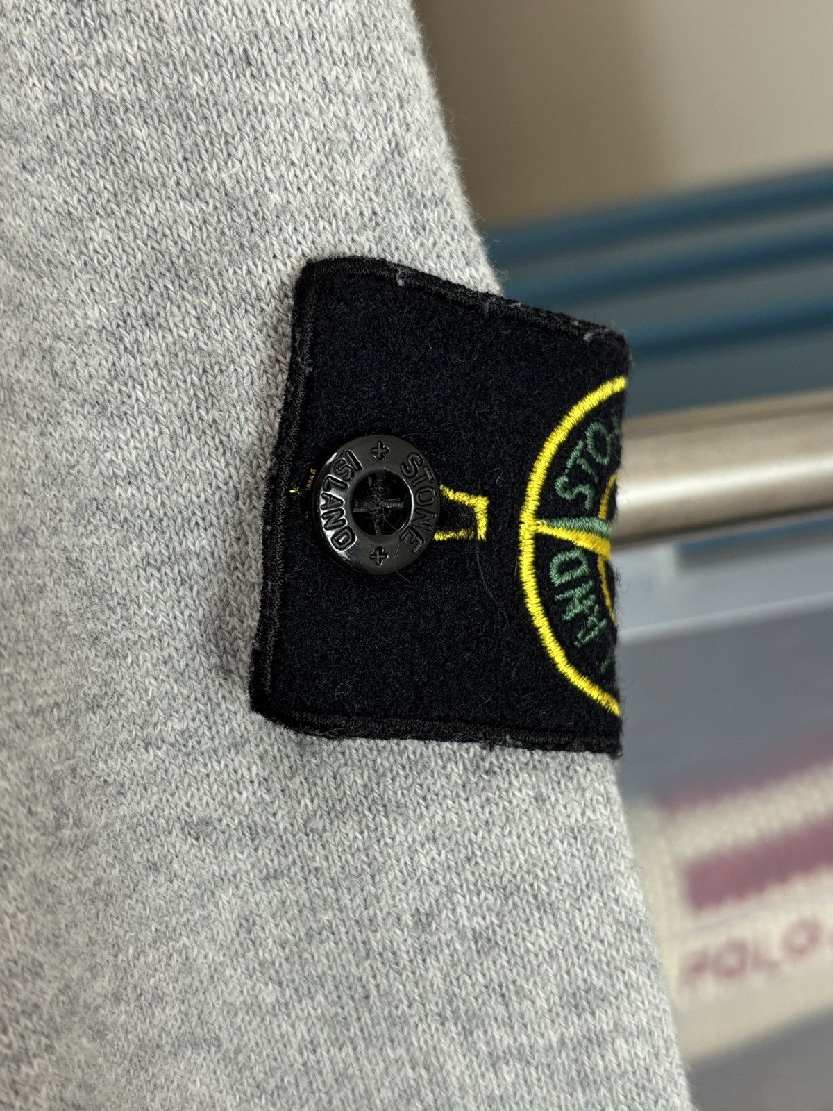 Stone Island Stone Island Vintage Grey Long Sleeve Thin Cotton Sweater Size US L / EU 52-54 / 3 - 7 Thumbnail