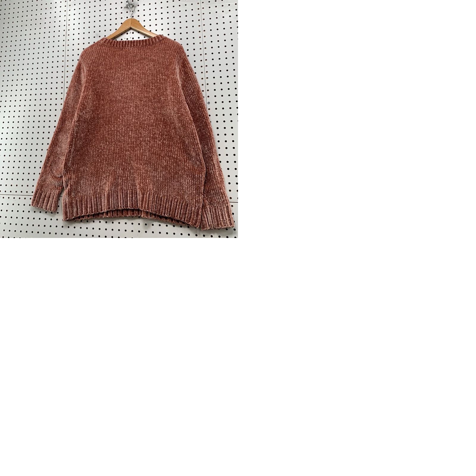 Orvis Orvis Sweater Large Rose Pink Chenille Chunky Knit Soft Plush Crew Oversized Size L / US 10 / IT 46 - 9 Thumbnail