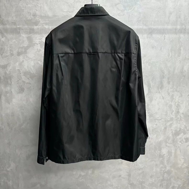 Prada Prada The latest black triangle long-sleeved shirt 2501-Ne Size US L / EU 52-54 / 3 - 2 Thumbnail