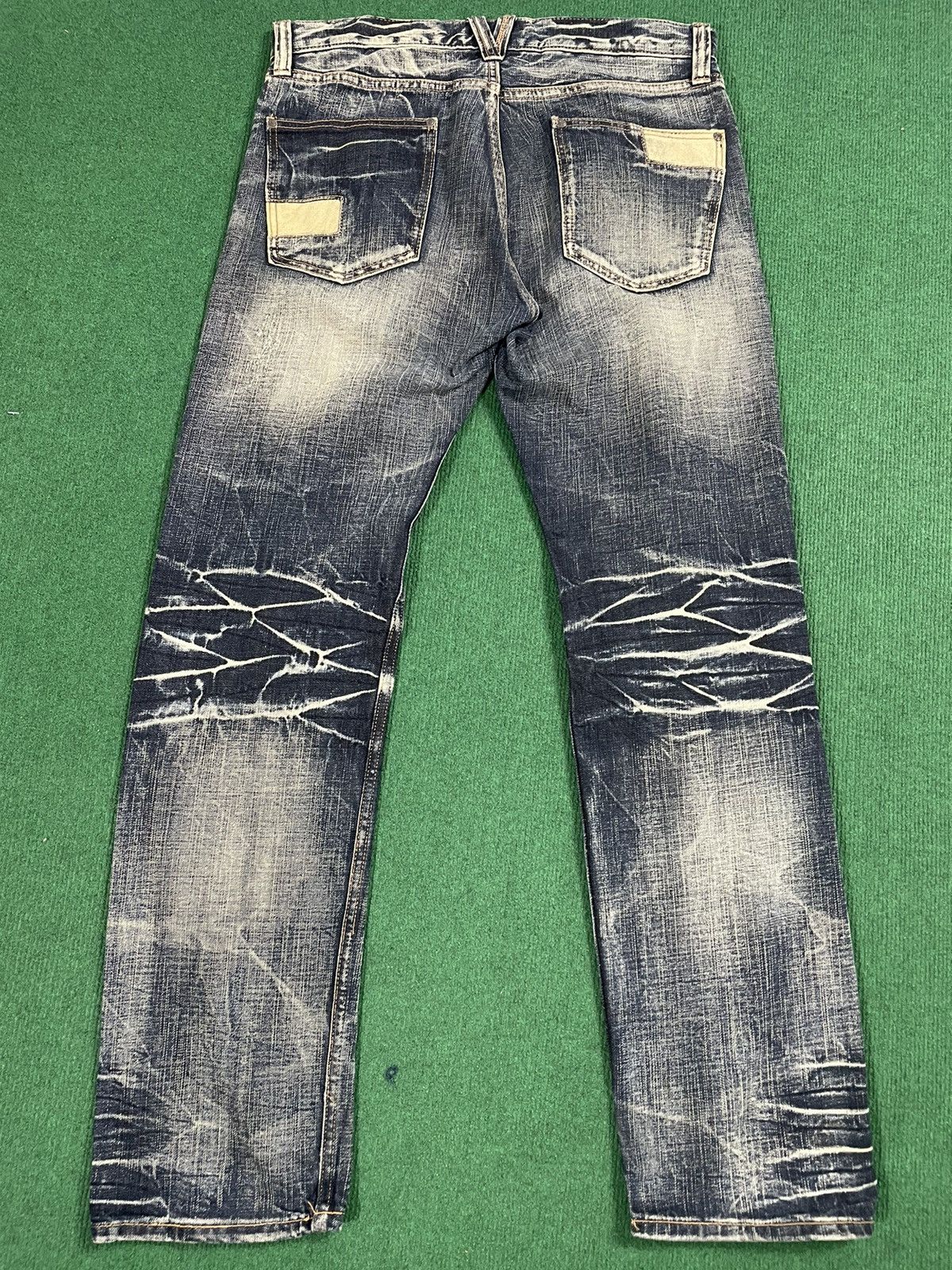 If Six Was Nine Distressed Japanese Jeans Very Nice Size US 33 - 5 Thumbnail