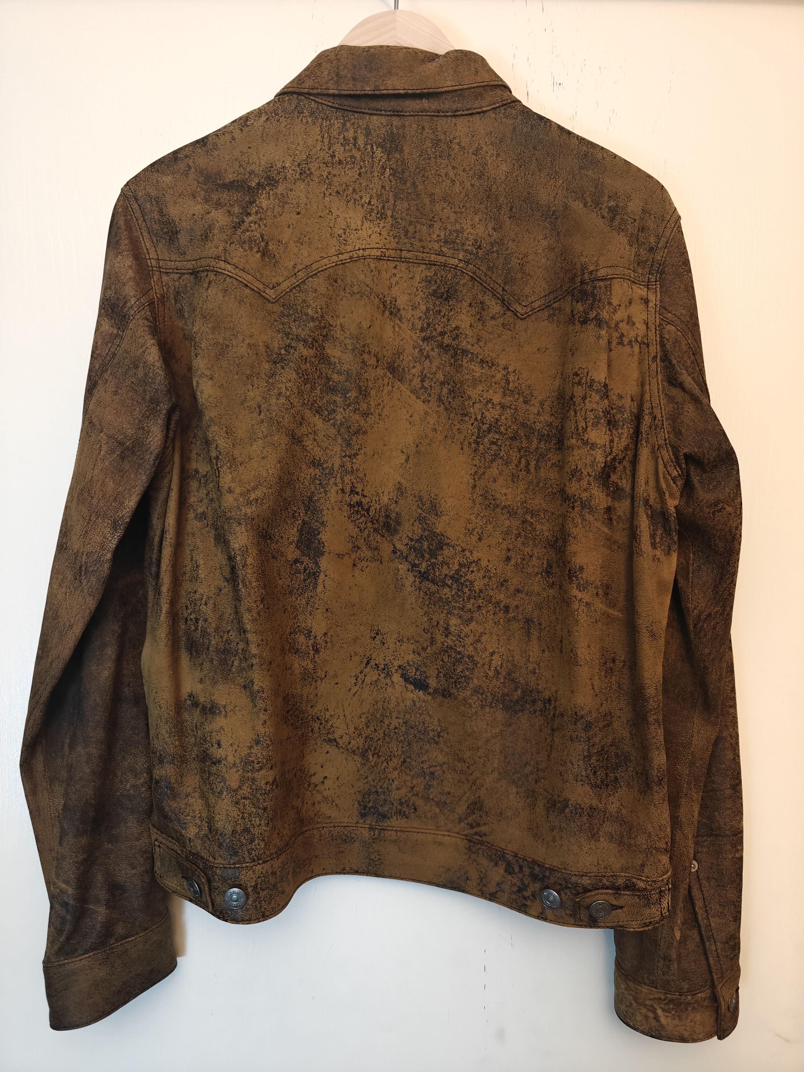 The Letters Distressed goat skin leather type 2 Size US L / EU 52-54 / 3 - 2 Thumbnail