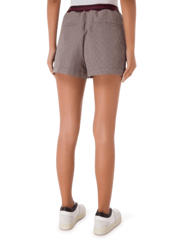 Marni o1w1db10824 Poule Wool Shorts in Burgundy/Red Size 34" / US 12 / IT 48 - 3 Thumbnail