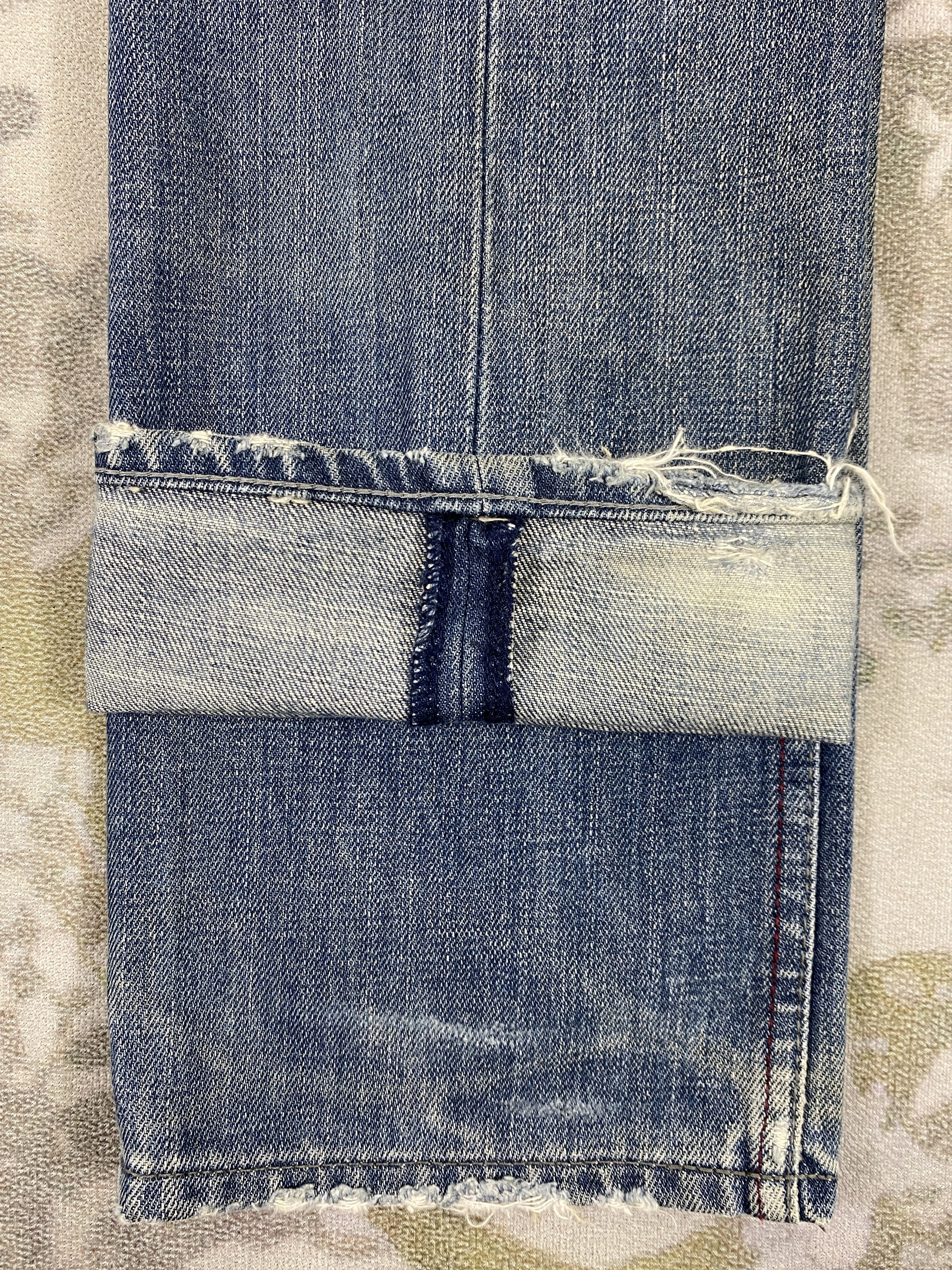 Vintage Distressed Blue Vintage Japanaese Jeans 32x32 Denim - JN3454 Size US 32 / EU 48 - 11 Thumbnail