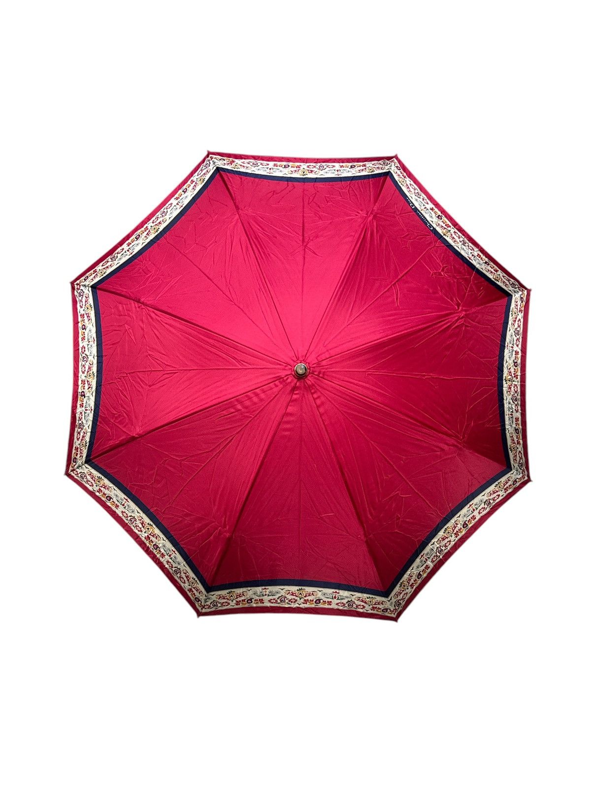 Christian Dior Monsieur VINTAGE CHRISTIAN DIOR FLORAL FOLDING UMBRELLA Size 38 - 1 Thumbnail