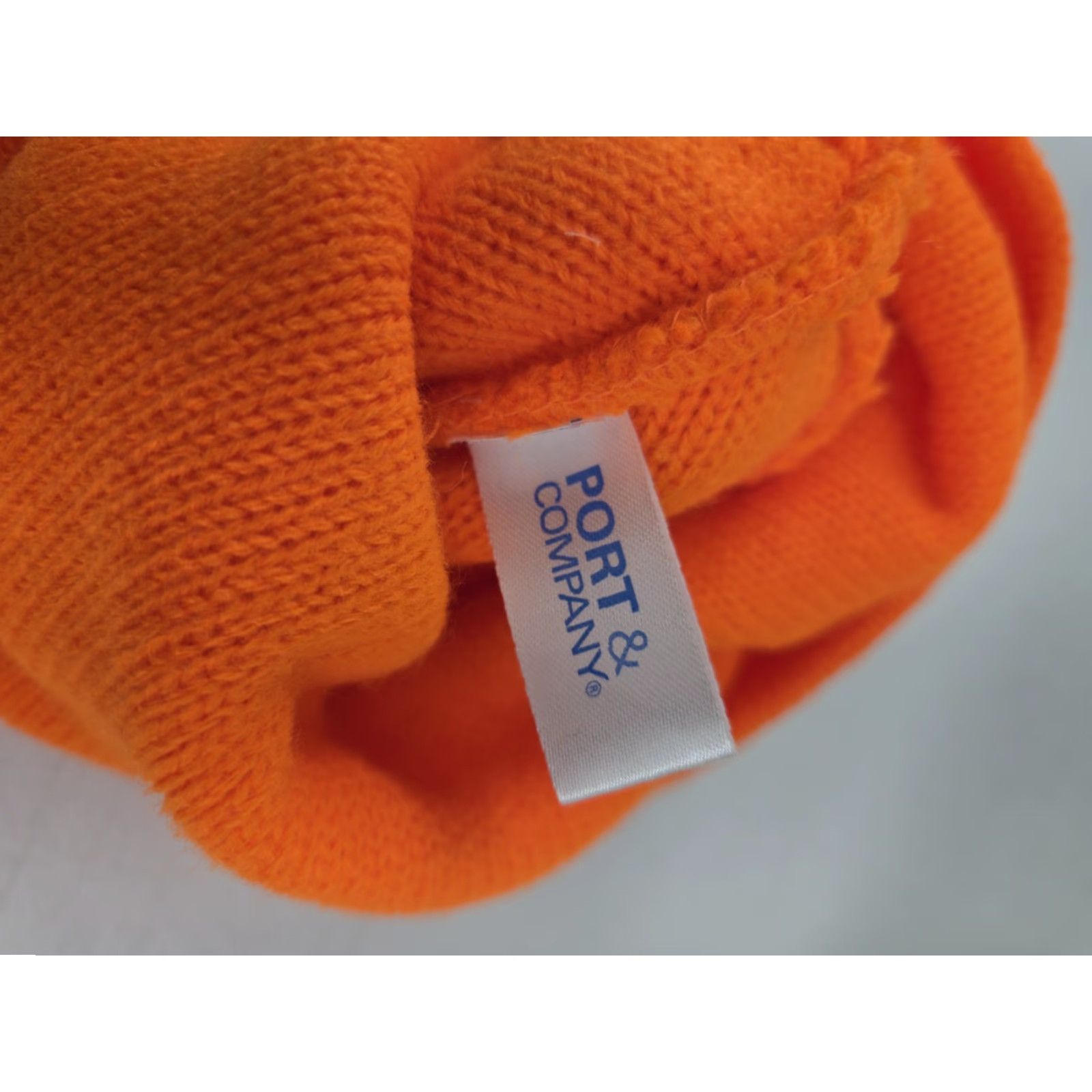 Vintage SharkBite Plumbing Solid Neon Orange Stocking Winter Beanie Skully Size ONE SIZE - 4 Thumbnail