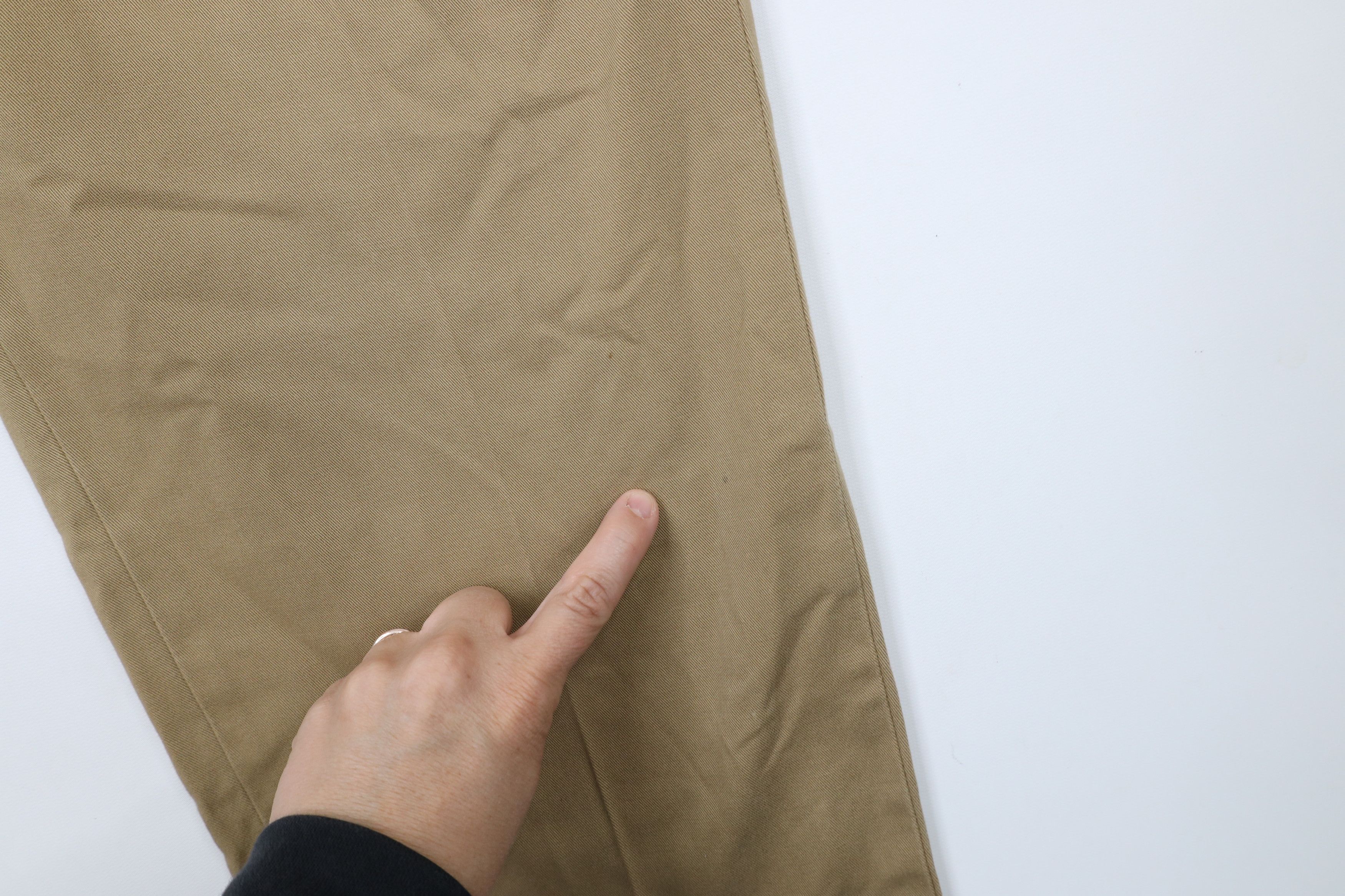 Bills Khakis × Vintage Vintage Bills Khakis Pleated Cotton Twill Pants Beige USA Size US 40 / EU 56 - 5 Thumbnail