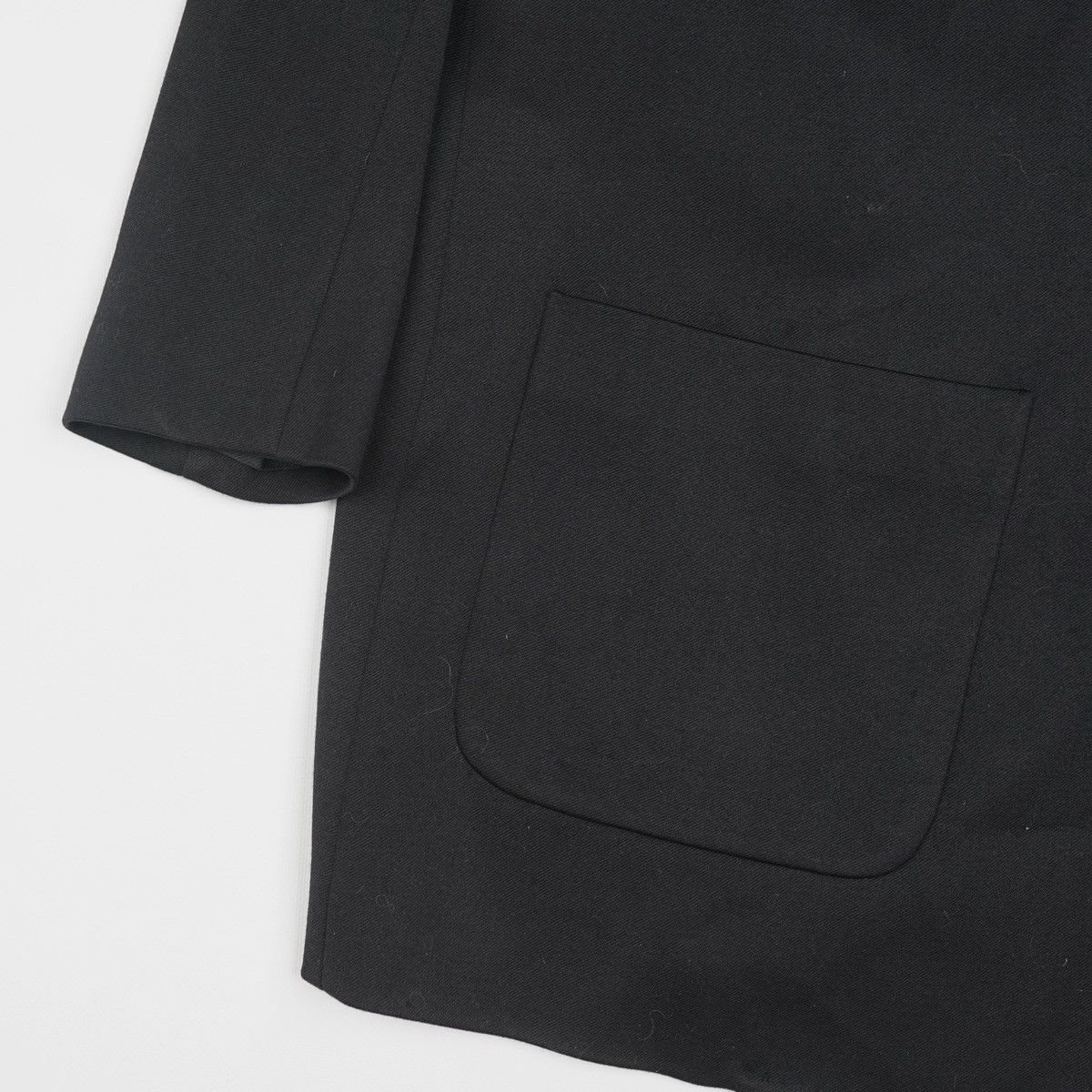 Ann Demeulemeester Ann Demeulemeester Wool Black Coat Jacket Kimono Vintage Size S / US 4 / IT 40 - 7 Thumbnail