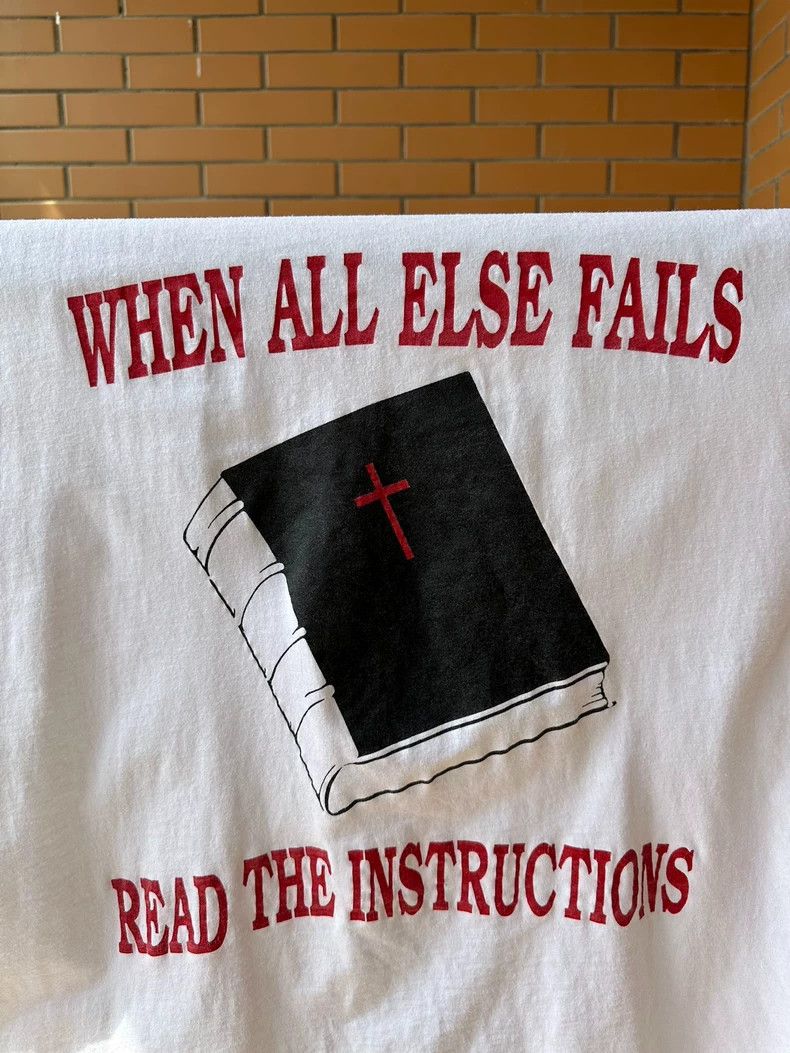 Vintage VintageTee 90s Bible 2505-Nextarrow Size US XL / EU 56 / 4 - 4 Thumbnail