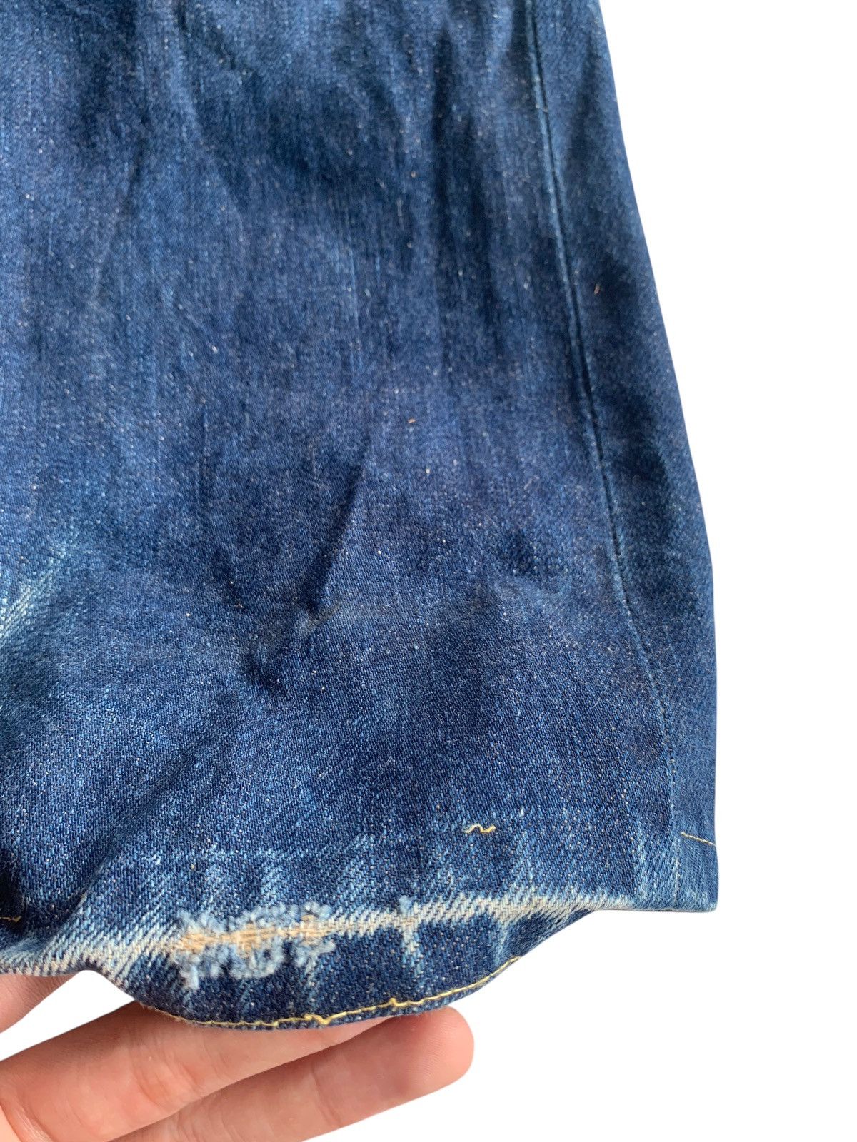 Kapital VINTAGE HOLLYWOOD RANCH MARKET SELVEDGE DISTRESSED DENIM Size US 32 / EU 48 - 19 Thumbnail
