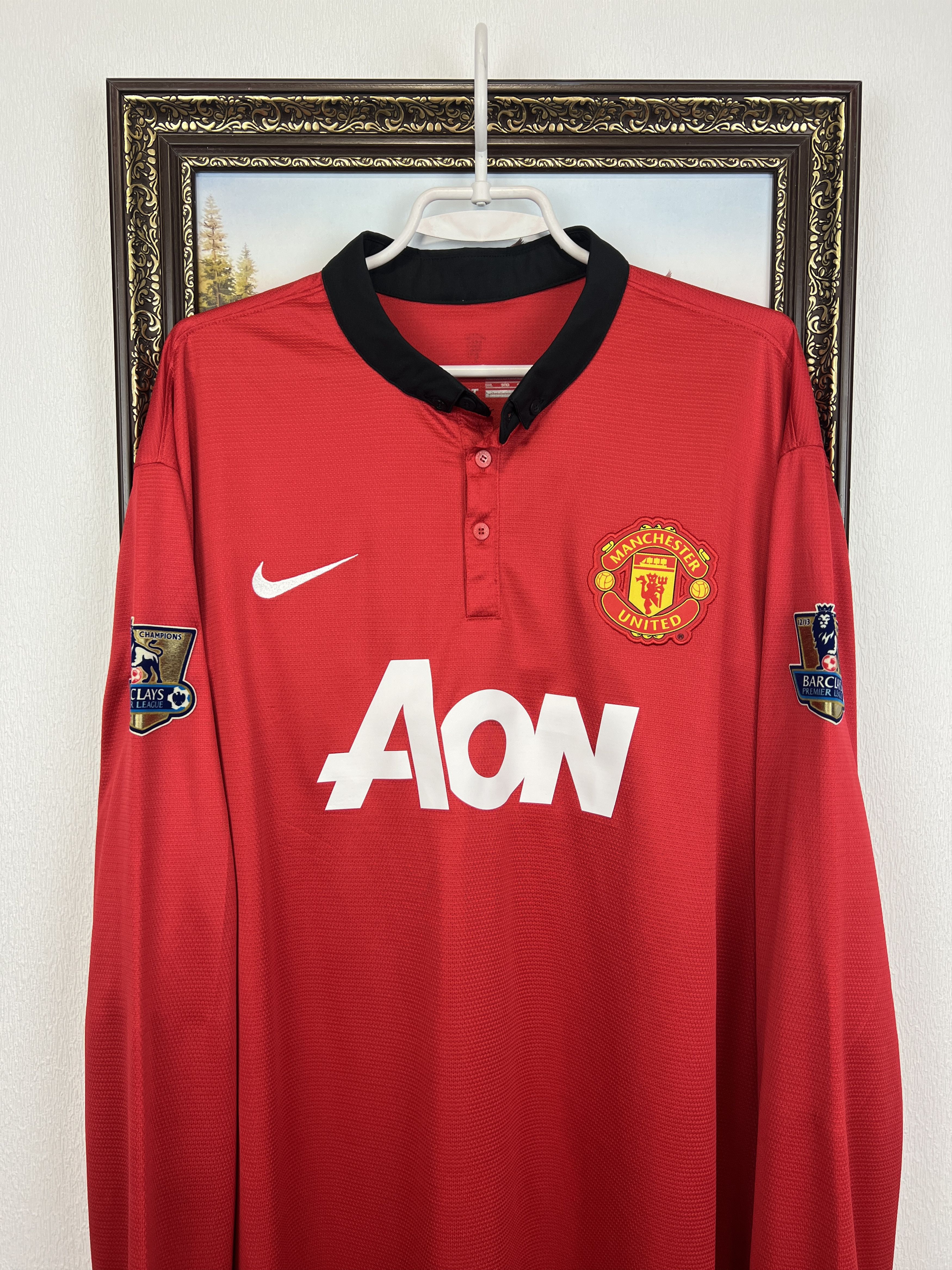 Nike Manchester United football shirt Long Sleeve Jersey Size 3XL Size US XXL / EU 58 / 5 - 2 Thumbnail