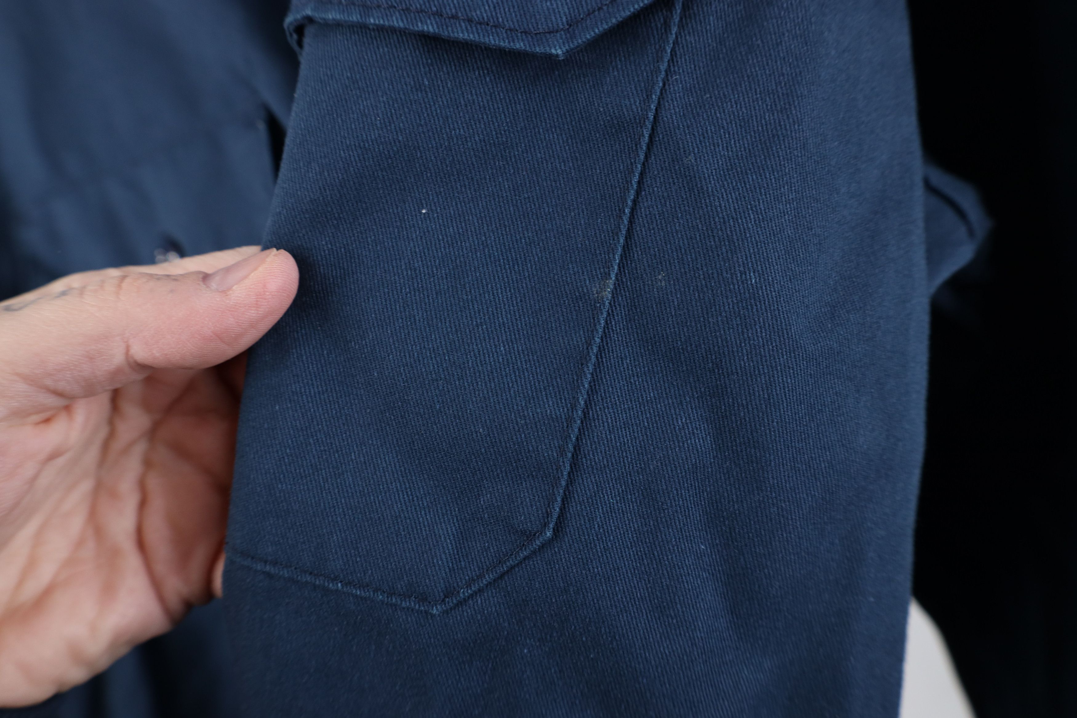 Dickies Vintage 90s Dickies Workwear Button Shirt Blue USA Size US M / EU 48-50 / 2 - 6 Thumbnail