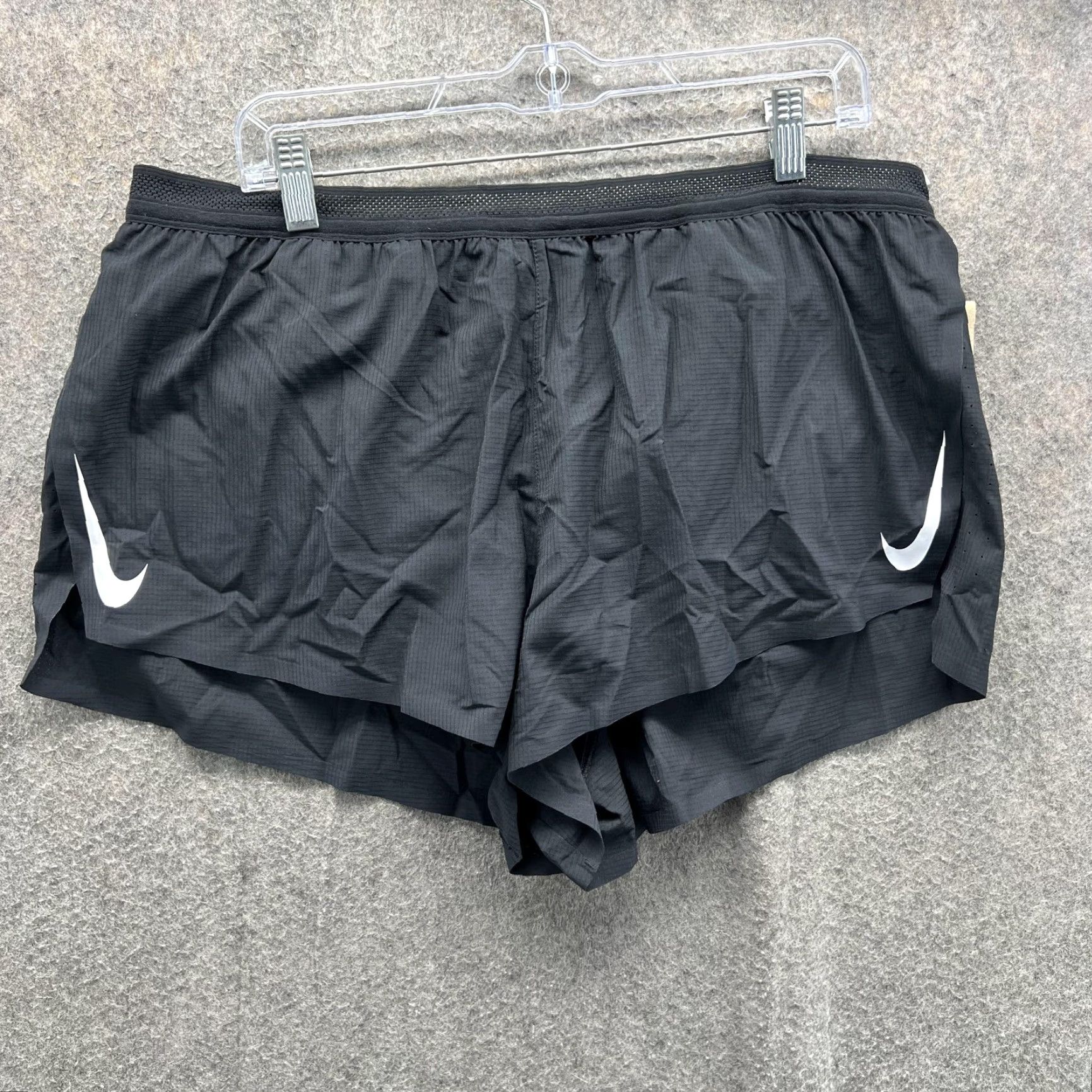 Nike Nike AeroSwift Running Shorts Mens 2XL Black Dri-FIT ADV 2in CJ7837-010 Size US 39 - 2 Thumbnail