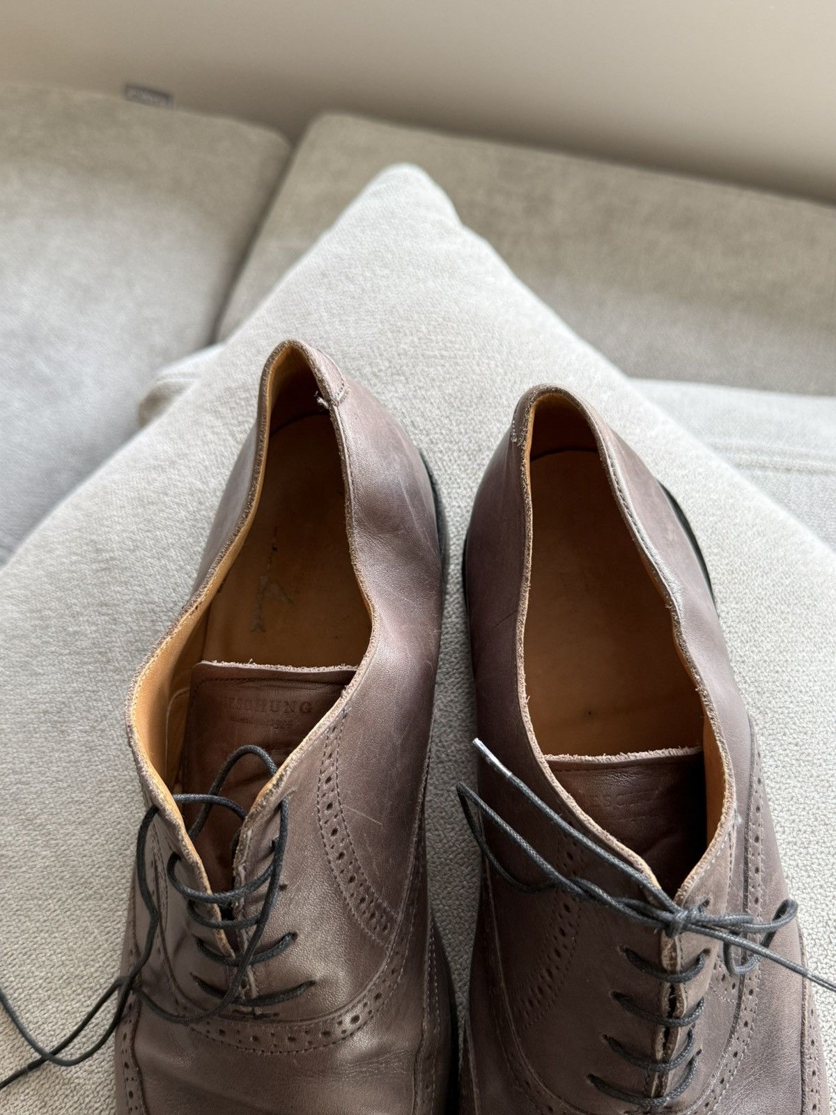 Heschung Heschung Asterac Leather Oxford Shoes Size EU 10,5 Size US 11.5 / EU 44-45 - 14 Thumbnail