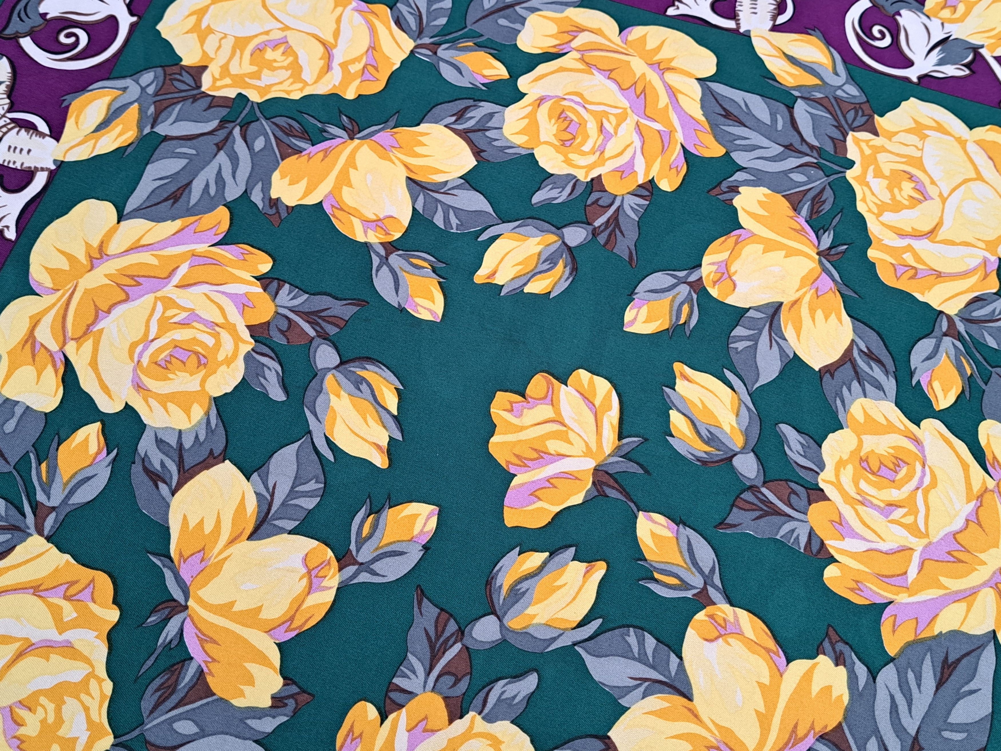 Nina Ricci × Vintage Vintage Nina Ricci silk flower scarf. Size ONE SIZE - 12 Thumbnail