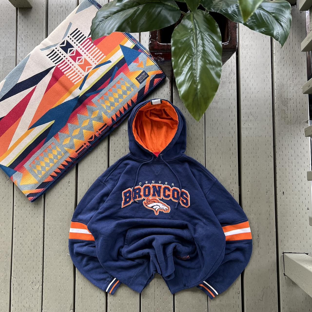 NFL Vintage Denver Broncos NFL Pullover Sweatshirt Embroidered Size US L / EU 52-54 / 3 - 4 Thumbnail