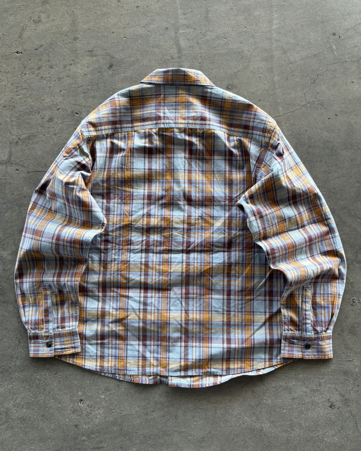 Hai Sporting Gear × Issey Miyake × Japanese Brand Hai Sporting Gear Issey Miyake Design Button Up Shirt Size US M / EU 48-50 / 2 - 7 Thumbnail